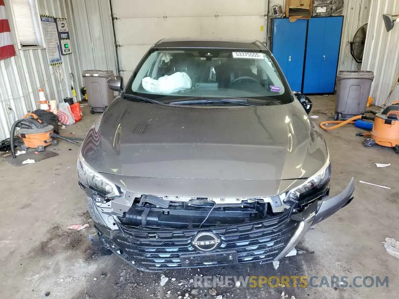 5 Photograph of a damaged car 3N1AB8CV6SY205385 NISSAN SENTRA 2025