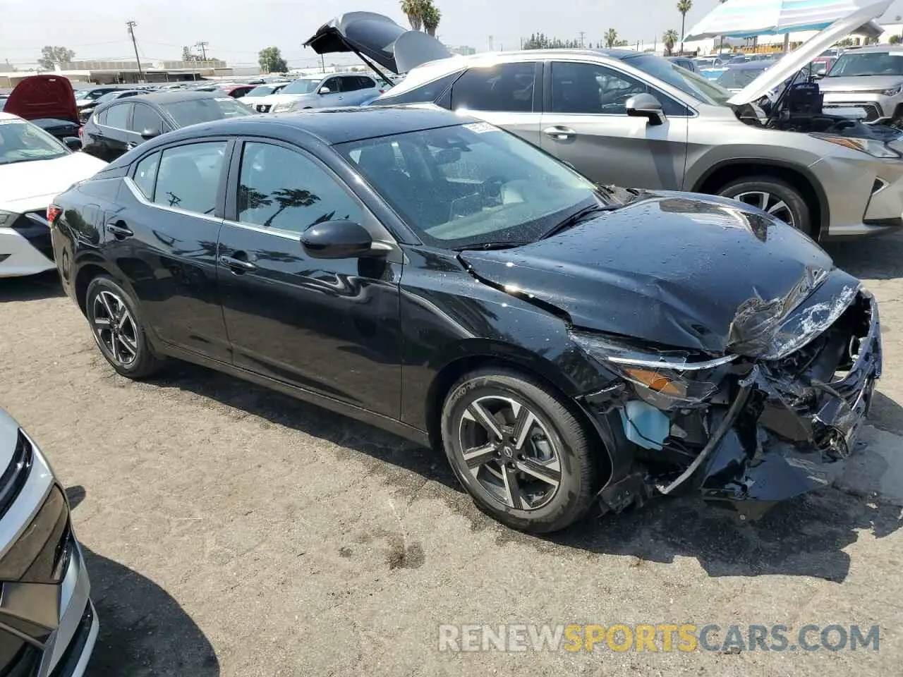 4 Photograph of a damaged car 3N1AB8CV6SY295198 NISSAN SENTRA 2025