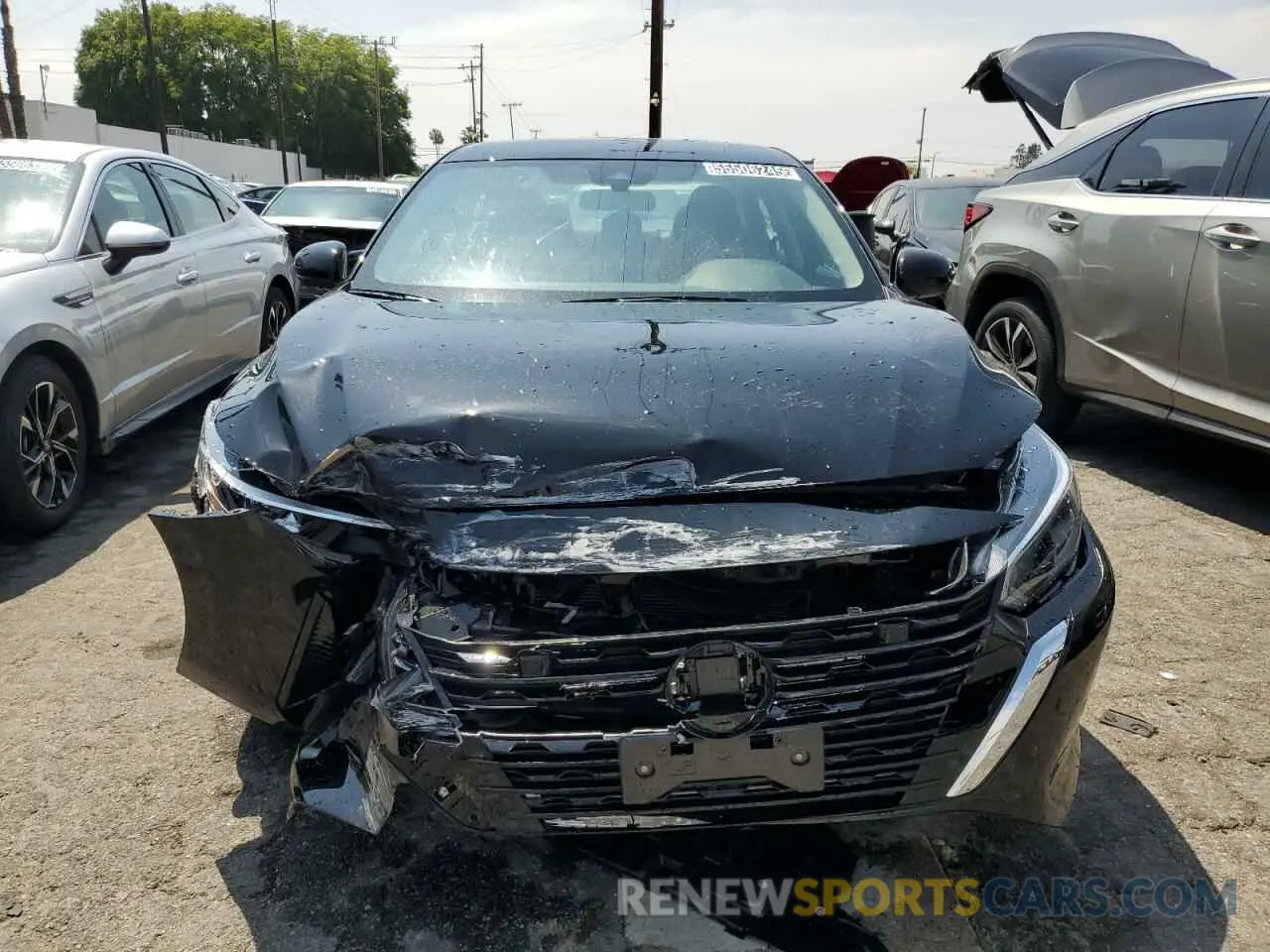 5 Photograph of a damaged car 3N1AB8CV6SY295198 NISSAN SENTRA 2025