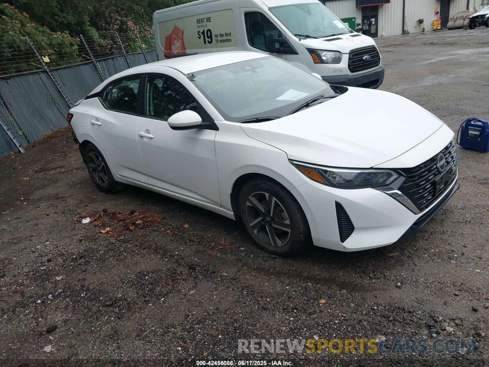 1 Photograph of a damaged car 3N1AB8CV7SY209607 NISSAN SENTRA 2025