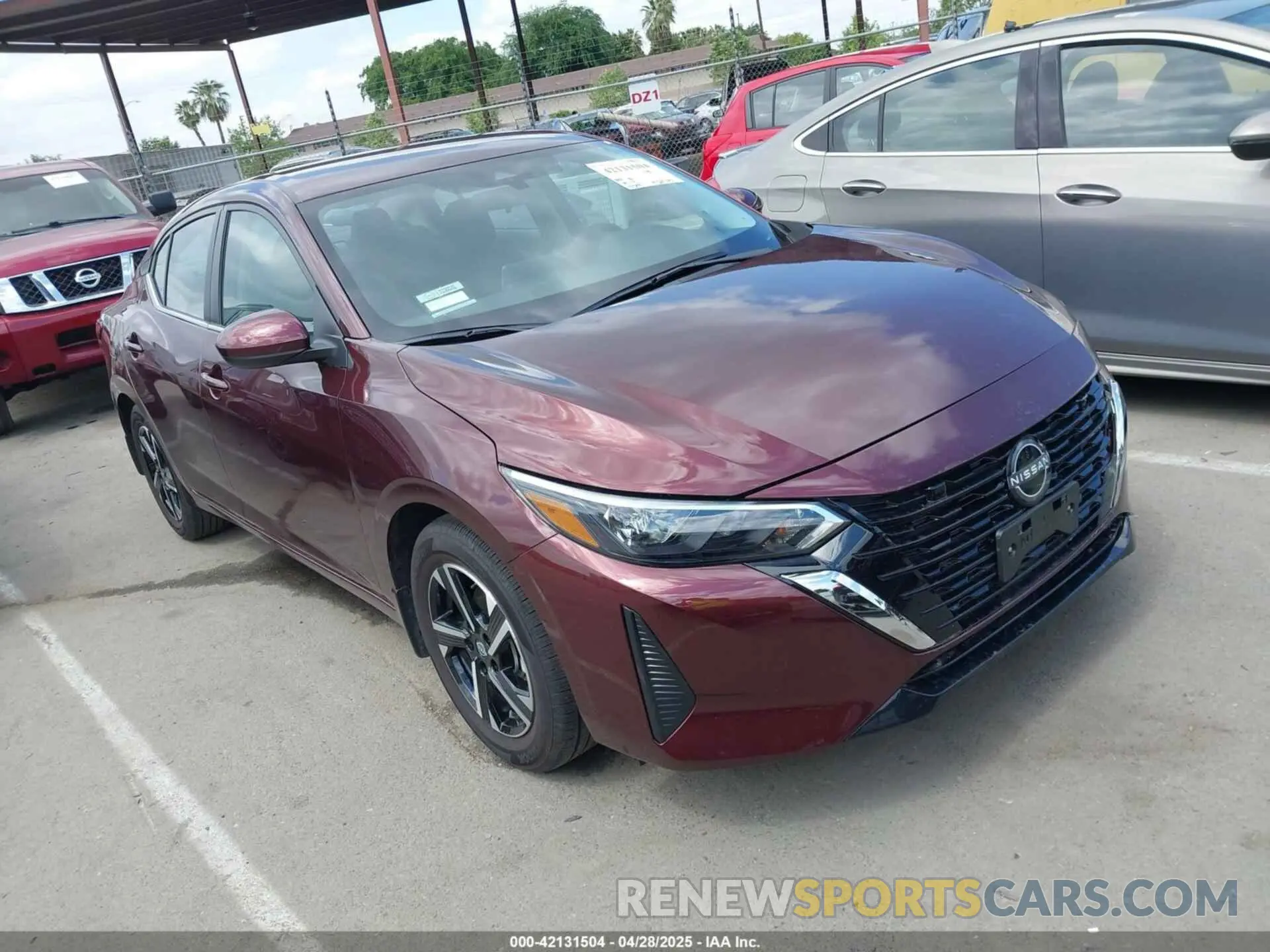 1 Photograph of a damaged car 3N1AB8CV7SY237813 NISSAN SENTRA 2025