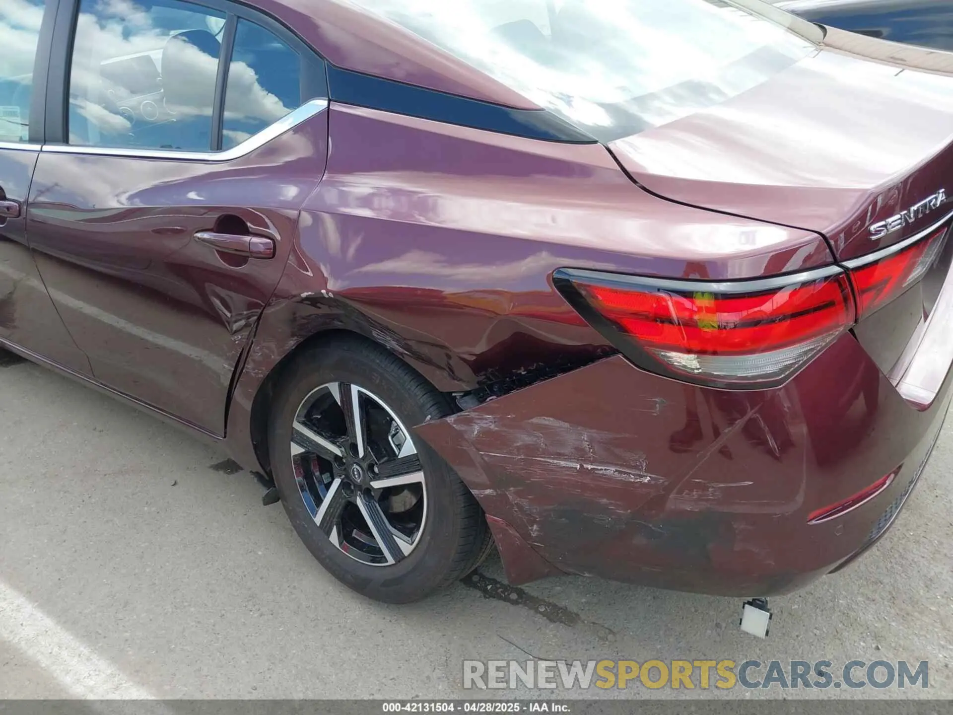 6 Photograph of a damaged car 3N1AB8CV7SY237813 NISSAN SENTRA 2025