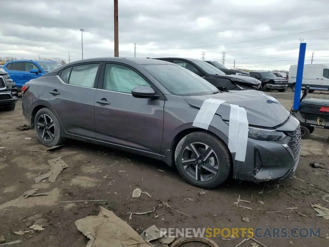 4 Фотография поврежденного автомобиля 3N1AB8CV7SY264705 NISSAN SENTRA 2025