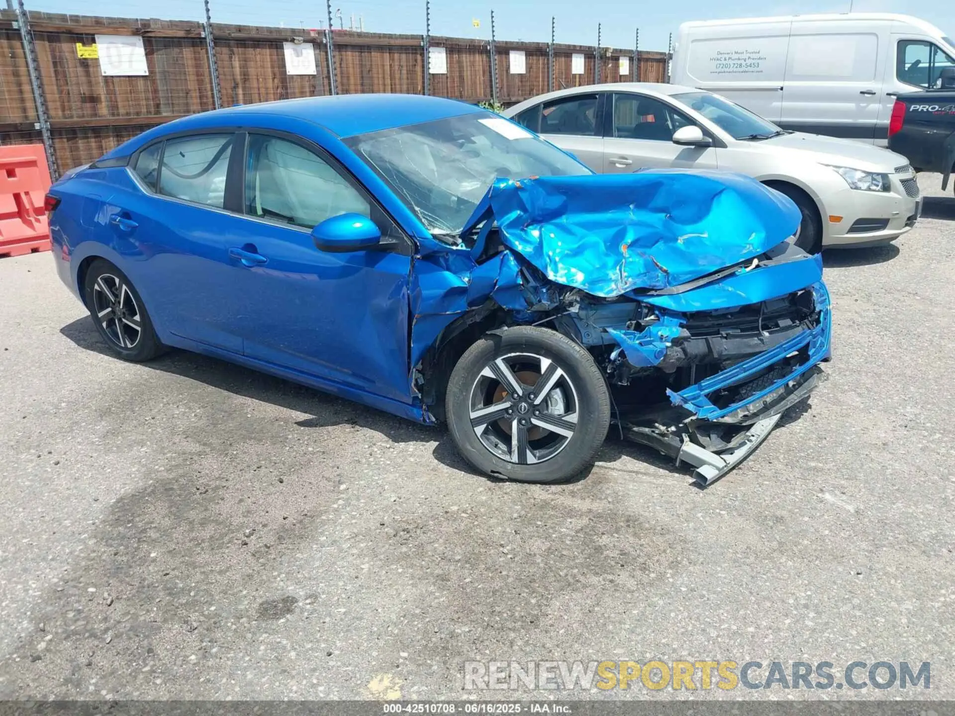 1 Photograph of a damaged car 3N1AB8CV8SY240168 NISSAN SENTRA 2025