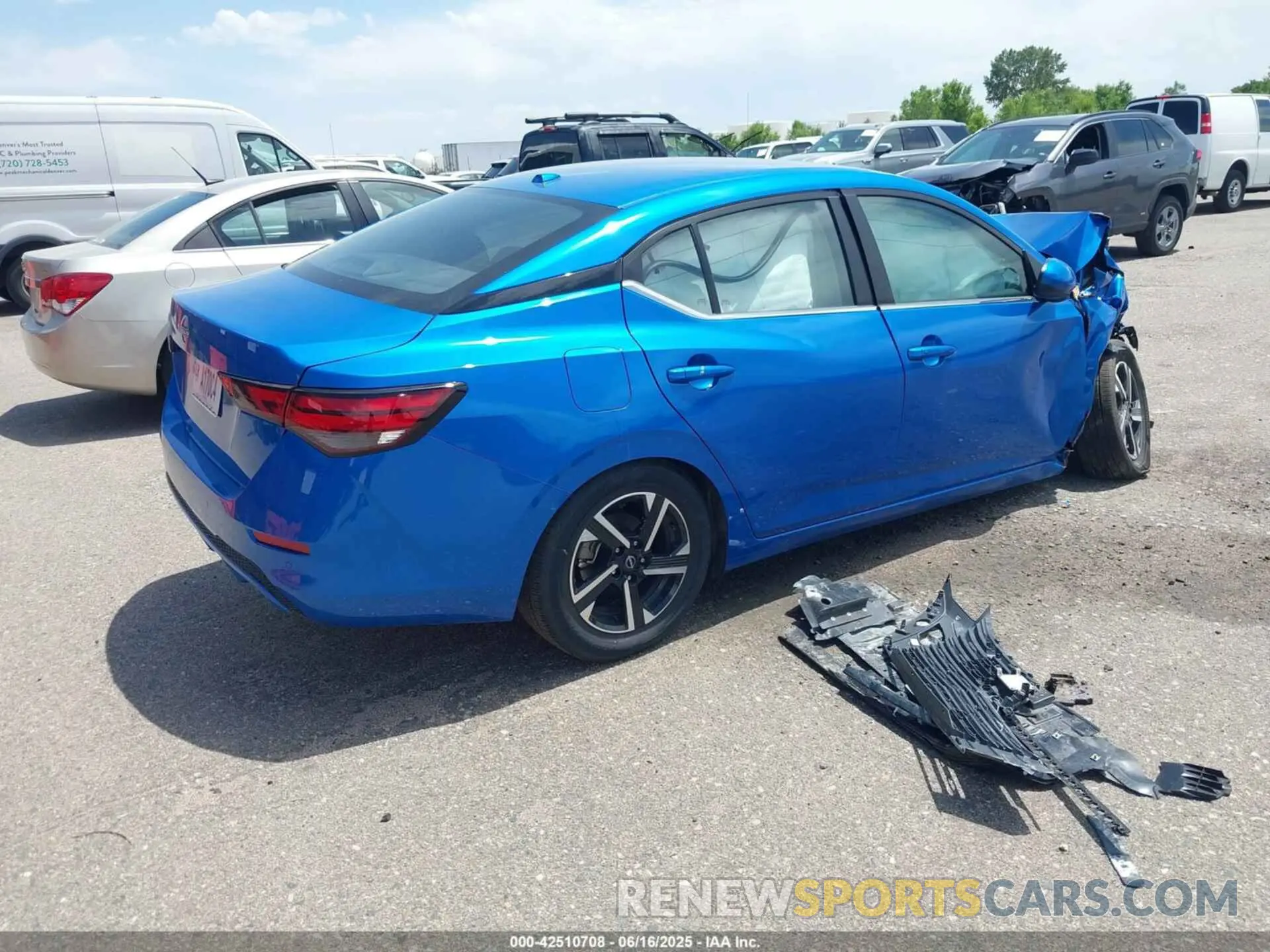 4 Photograph of a damaged car 3N1AB8CV8SY240168 NISSAN SENTRA 2025