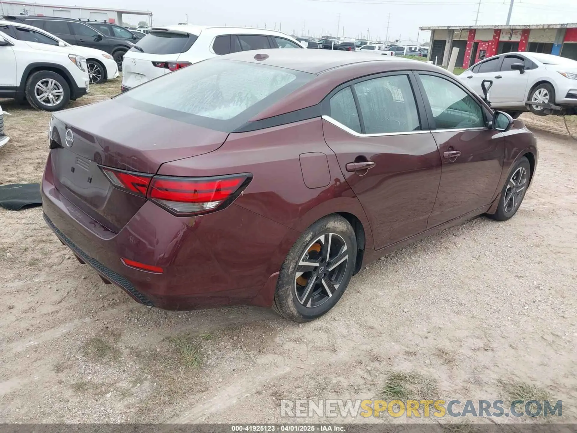 4 Photograph of a damaged car 3N1AB8CV9SY213433 NISSAN SENTRA 2025