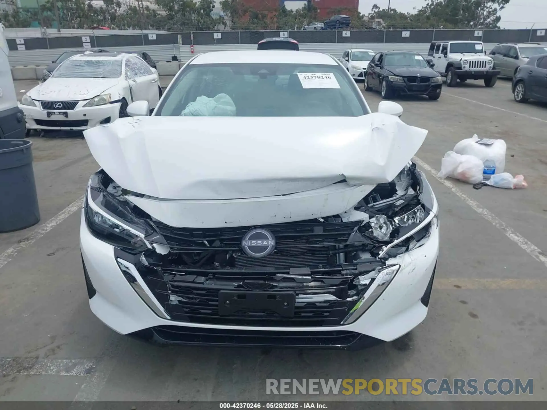 12 Photograph of a damaged car 3N1AB8CV9SY254600 NISSAN SENTRA 2025