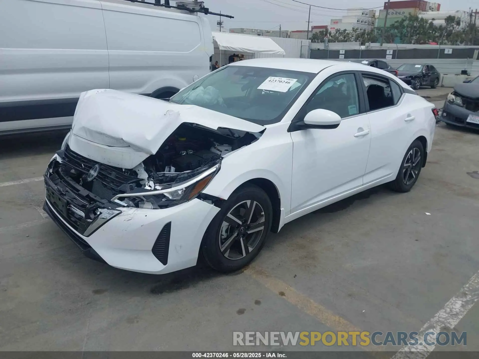 2 Photograph of a damaged car 3N1AB8CV9SY254600 NISSAN SENTRA 2025