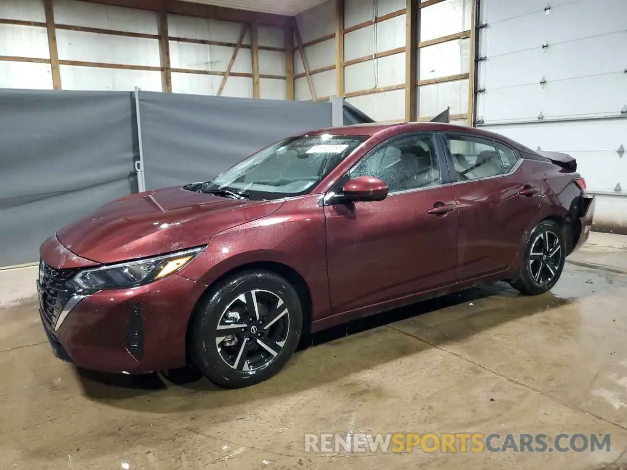 1 Photograph of a damaged car 3N1AB8CV9SY302015 NISSAN SENTRA 2025