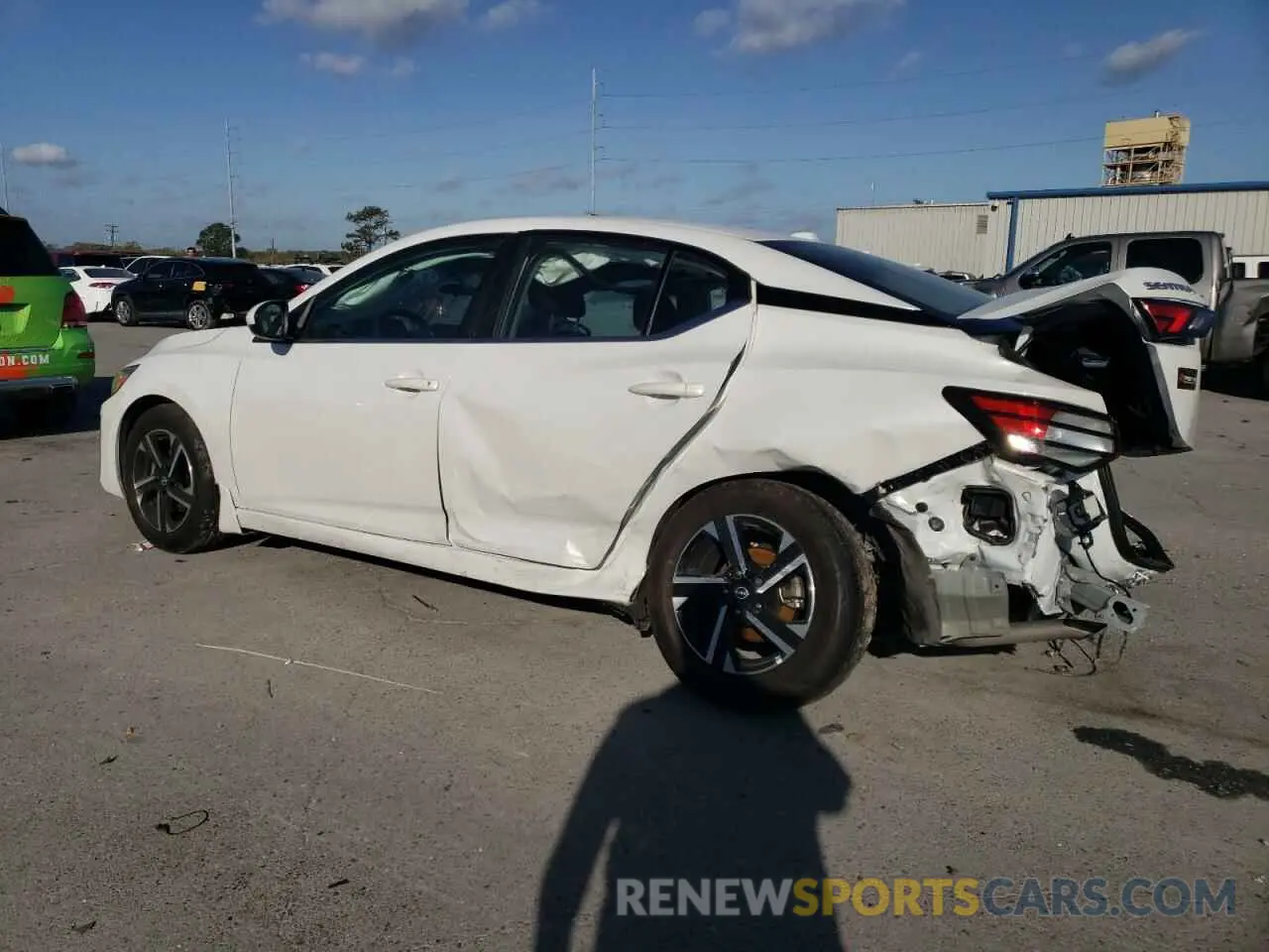 2 Photograph of a damaged car 3N1AB8CVXSY214039 NISSAN SENTRA 2025