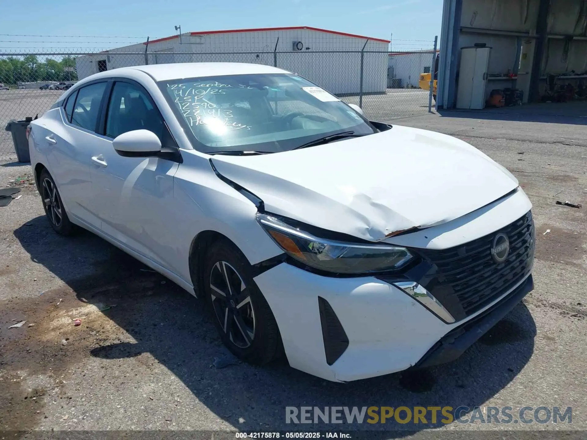 1 Photograph of a damaged car 3N1AB8CVXSY221413 NISSAN SENTRA 2025