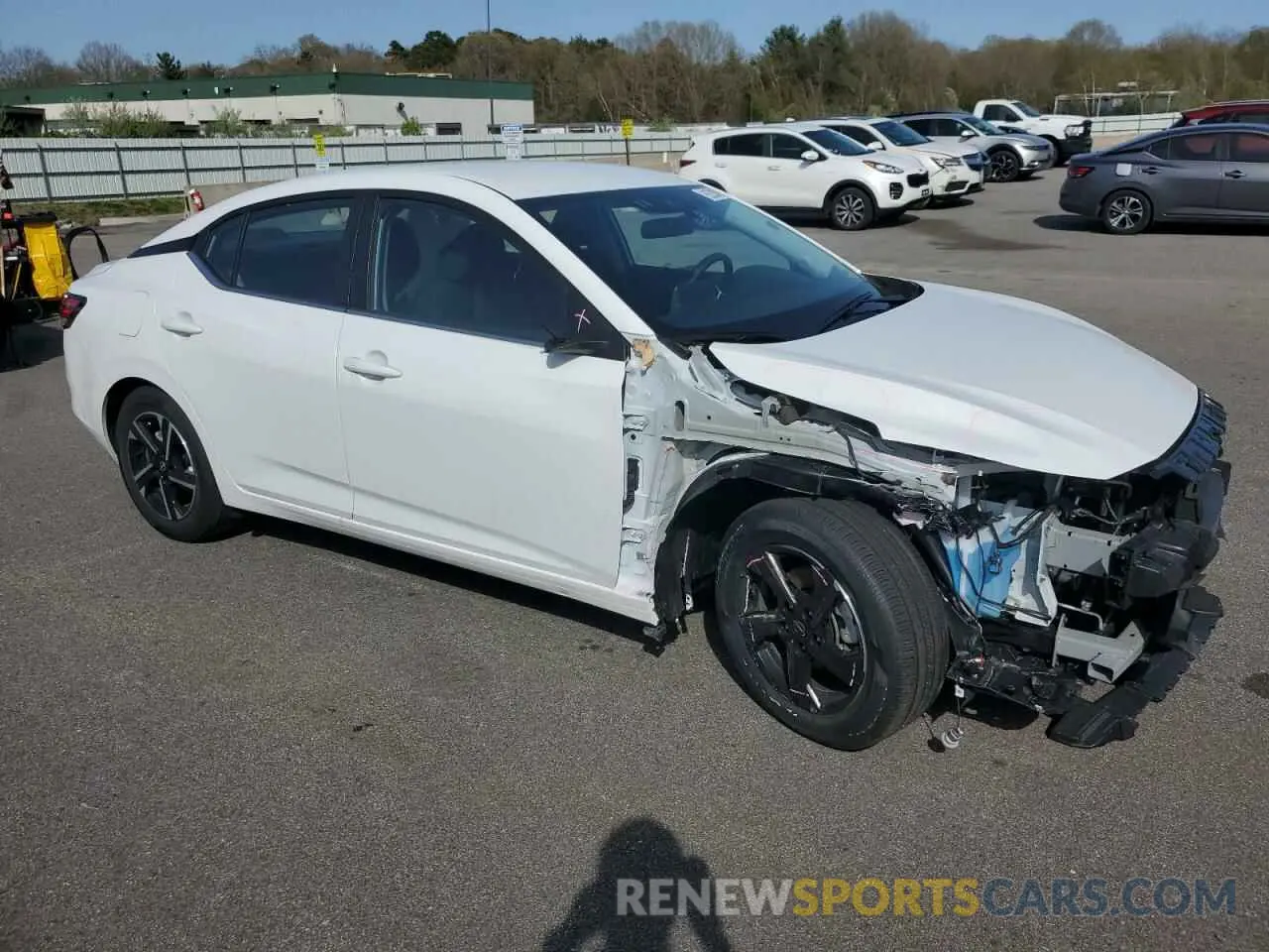 4 Photograph of a damaged car 3N1AB8CVXSY301987 NISSAN SENTRA 2025