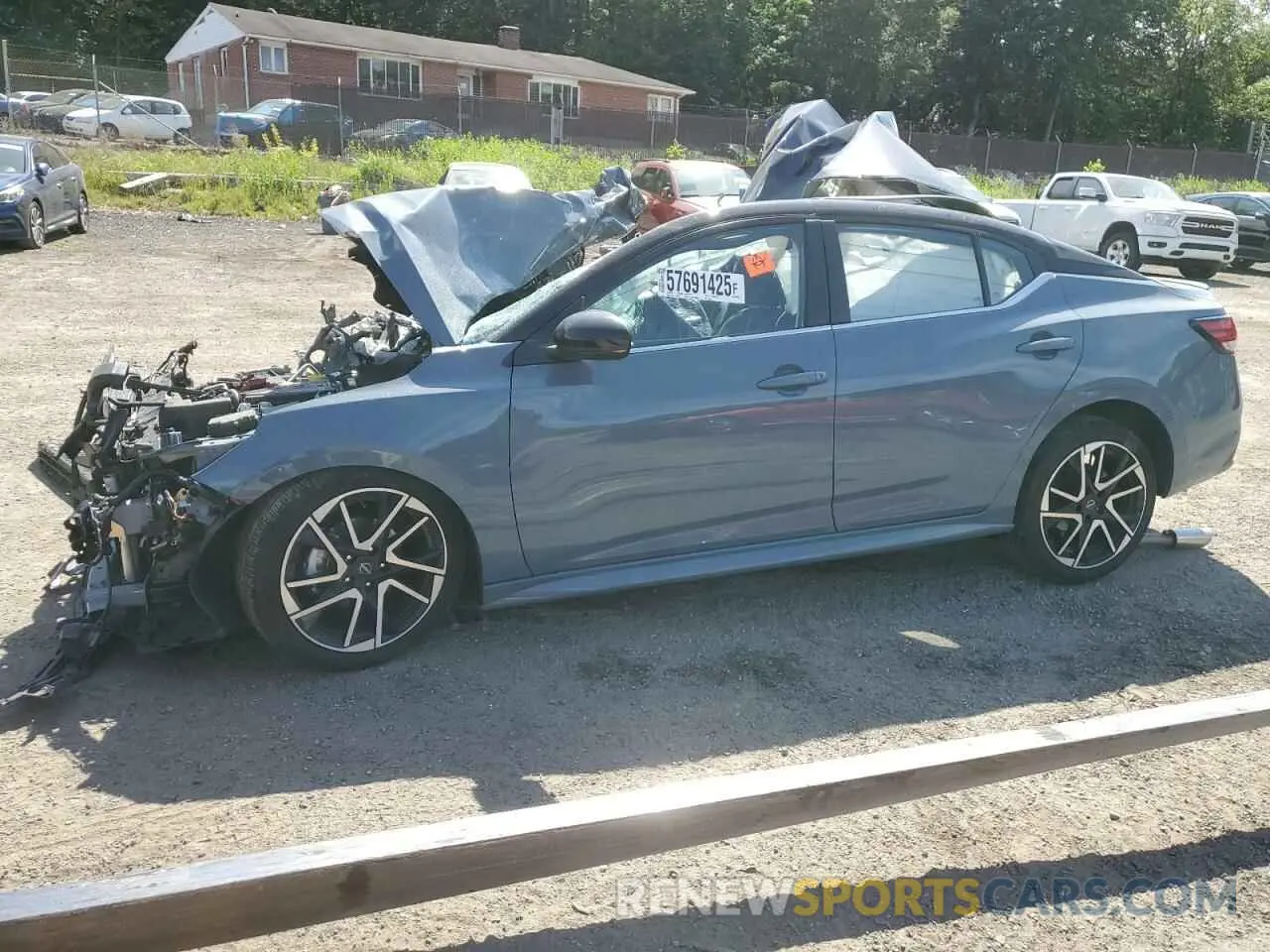 1 Photograph of a damaged car 3N1AB8DV6SY265181 NISSAN SENTRA 2025