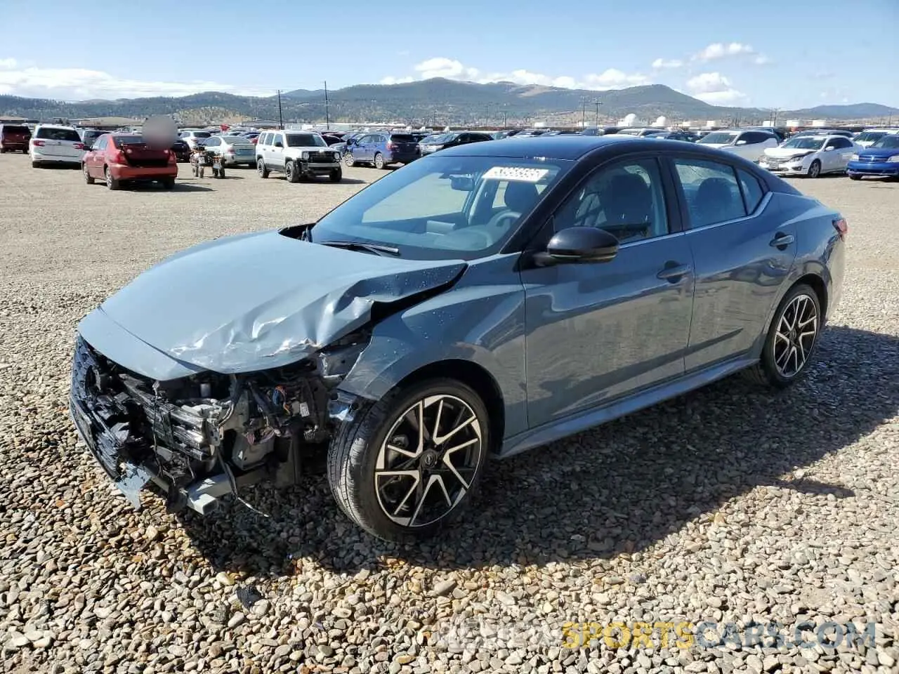 1 Photograph of a damaged car 3N1AB8DV7SY279171 NISSAN SENTRA 2025