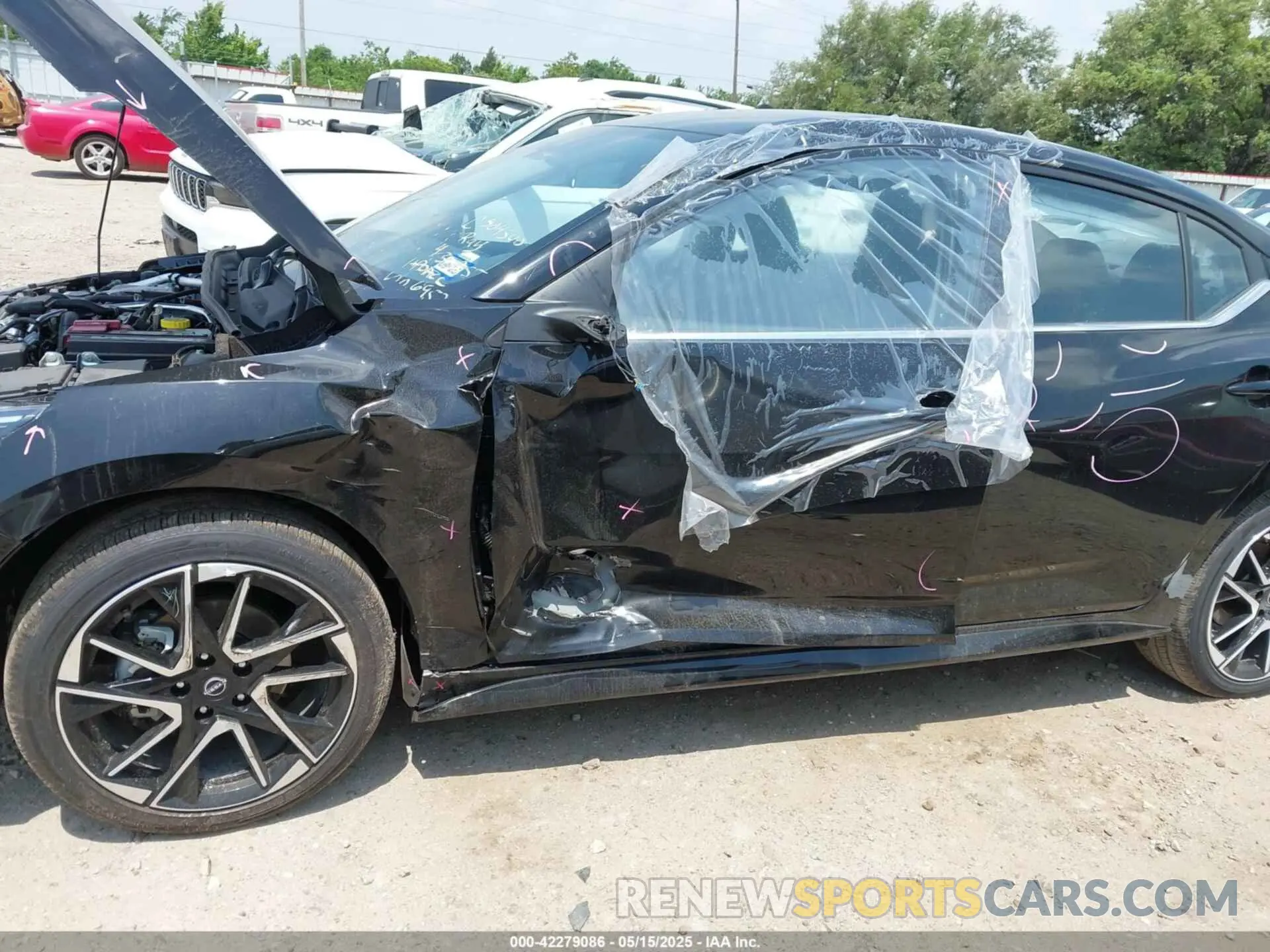 6 Photograph of a damaged car 3N1AB8DV7SY306952 NISSAN SENTRA 2025