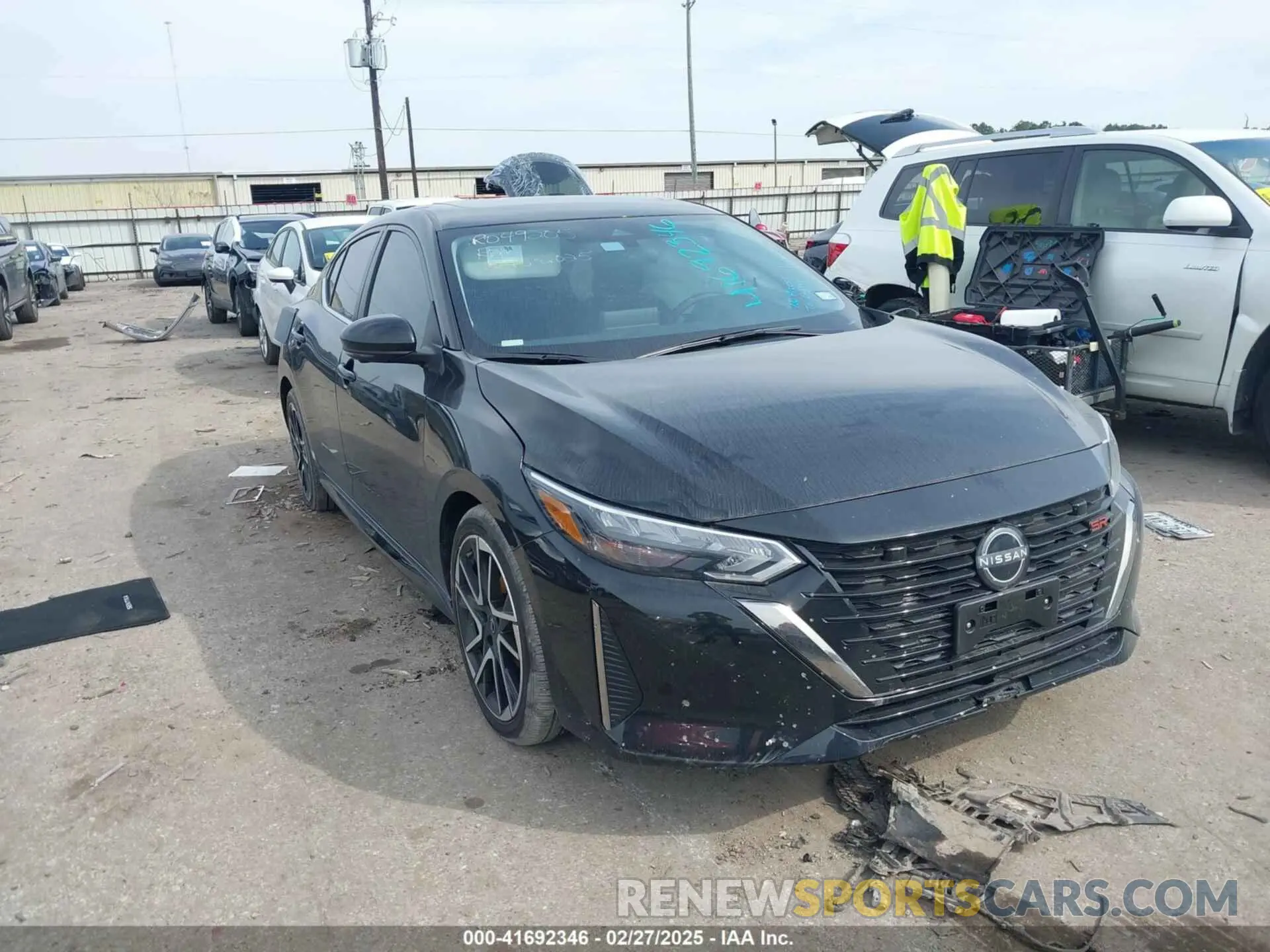 1 Photograph of a damaged car 3N1AB8DV9SY222356 NISSAN SENTRA 2025