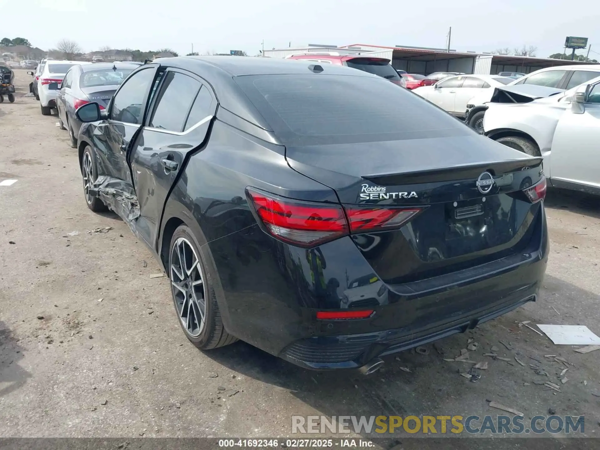 3 Photograph of a damaged car 3N1AB8DV9SY222356 NISSAN SENTRA 2025
