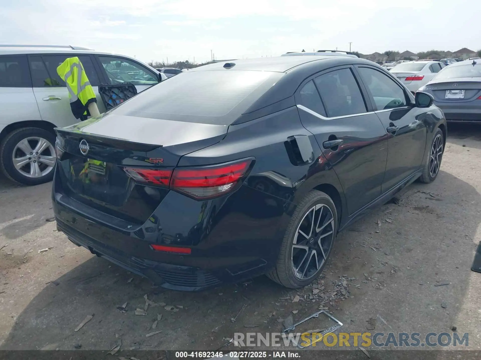 4 Photograph of a damaged car 3N1AB8DV9SY222356 NISSAN SENTRA 2025
