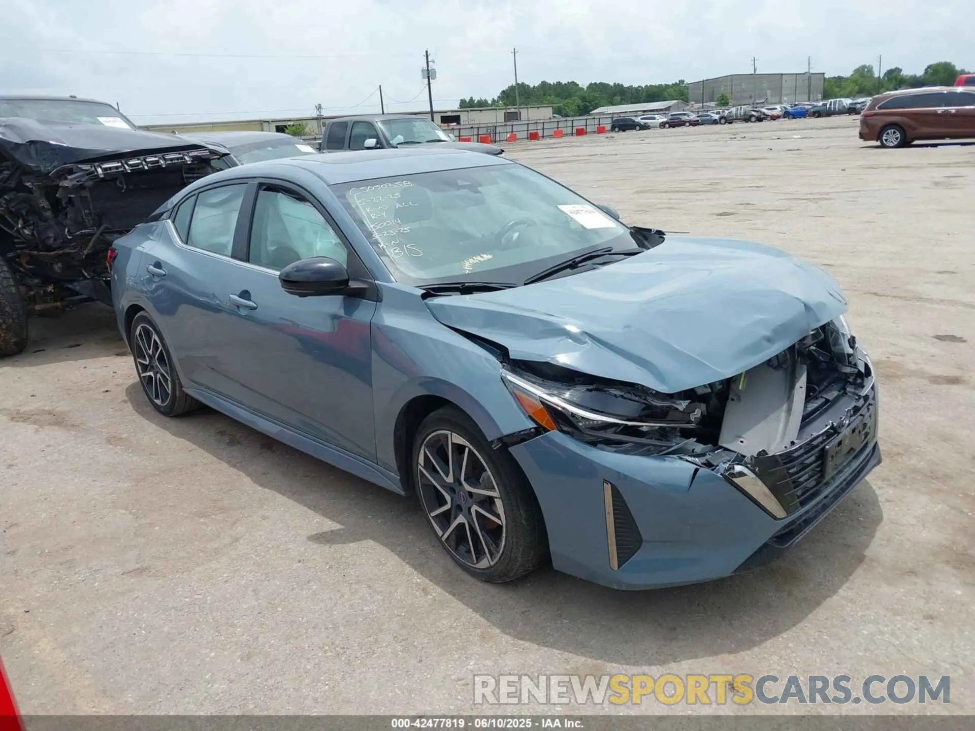 1 Photograph of a damaged car 3N1AB8DVXSY207140 NISSAN SENTRA 2025