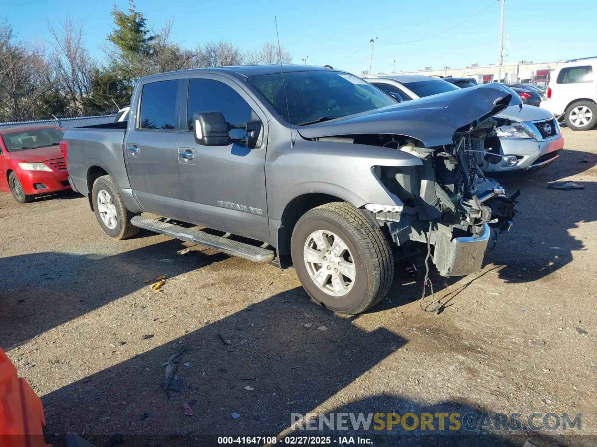1 Photograph of a damaged car 1N6AA1E51KN518603 NISSAN TITAN 2019