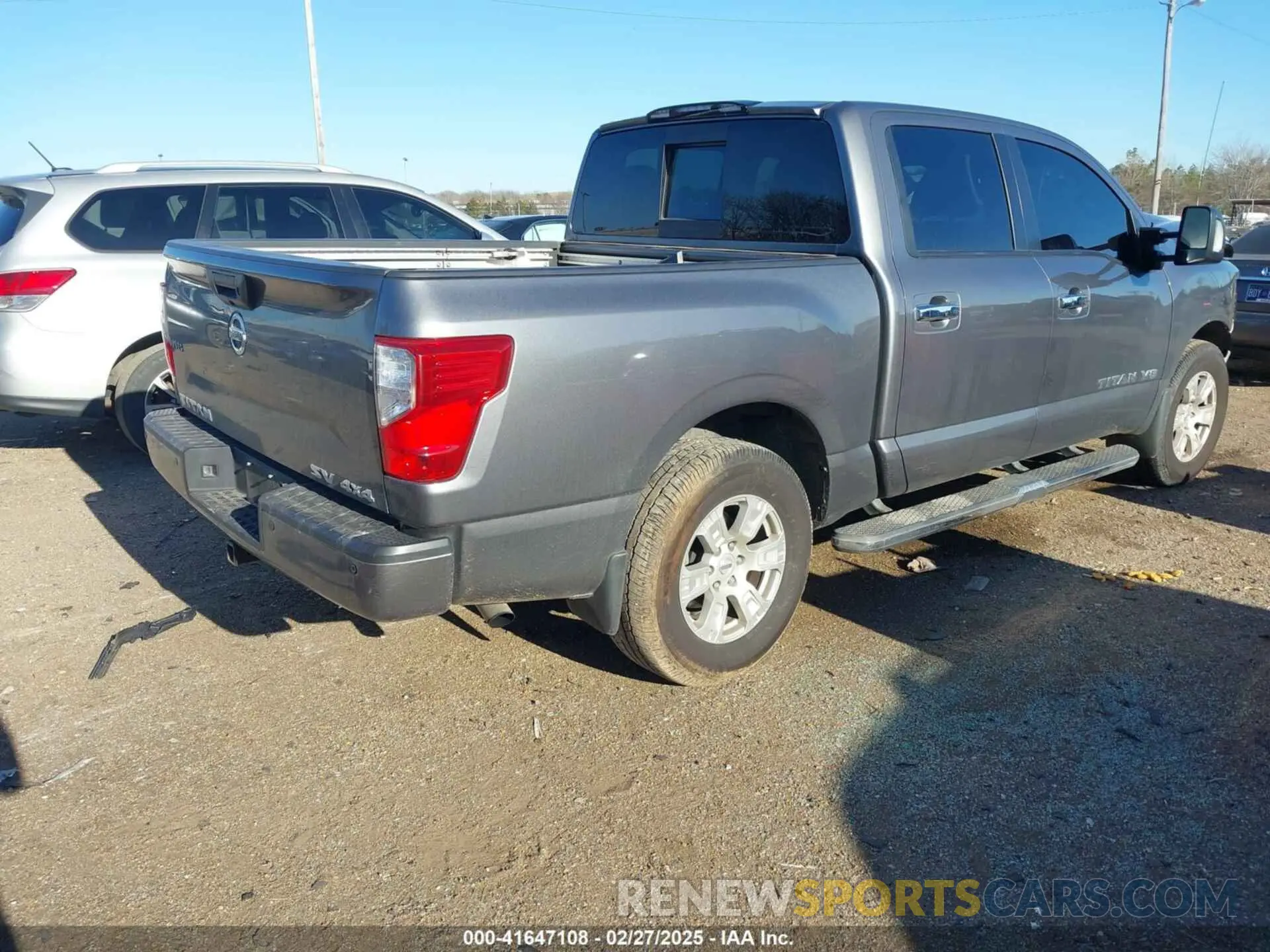4 Photograph of a damaged car 1N6AA1E51KN518603 NISSAN TITAN 2019