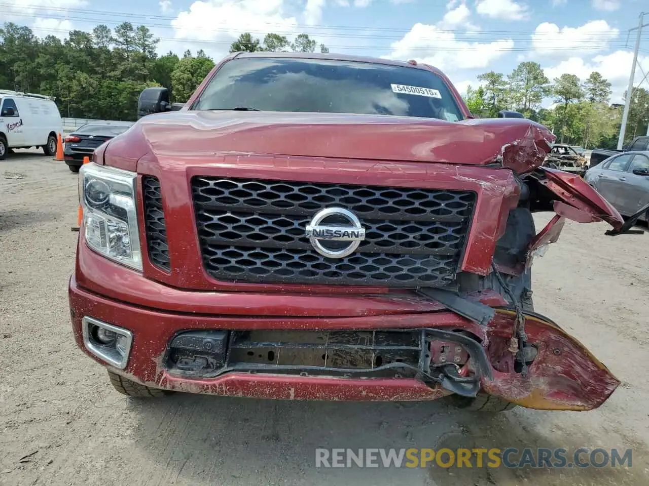 5 Photograph of a damaged car 1N6AA1E51KN526264 NISSAN TITAN 2019
