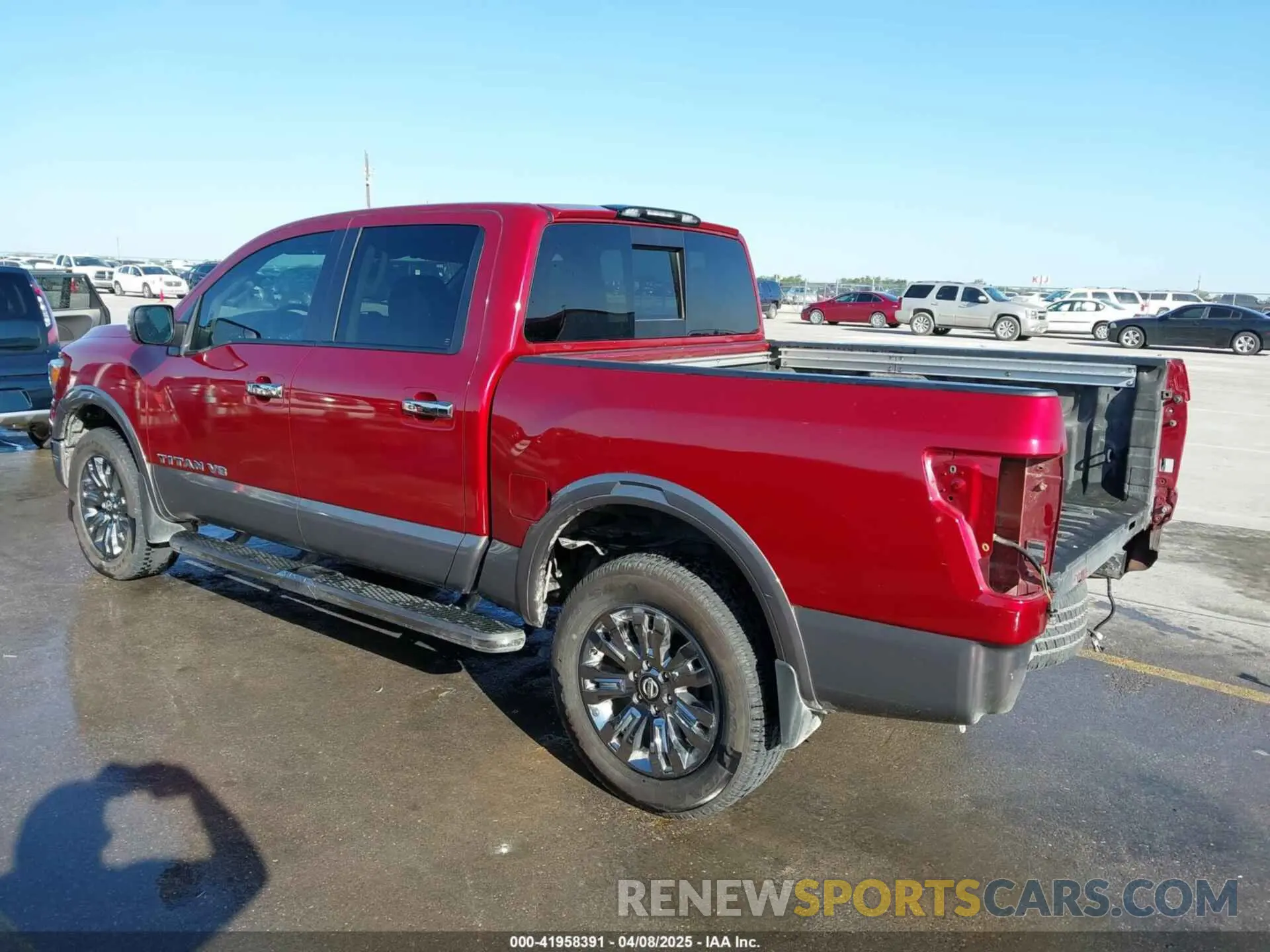 3 Photograph of a damaged car 1N6AA1E56KN527958 NISSAN TITAN 2019