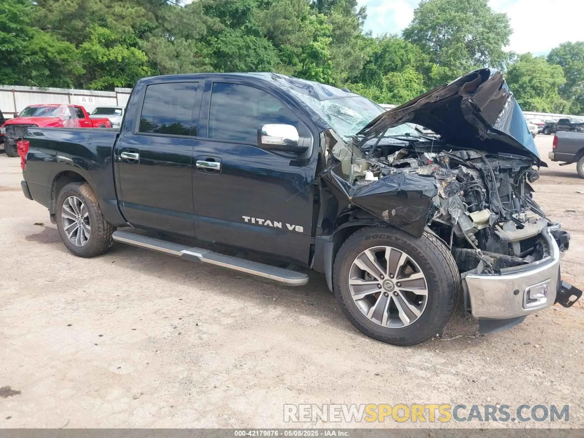 1 Photograph of a damaged car 1N6AA1E64KN505272 NISSAN TITAN 2019