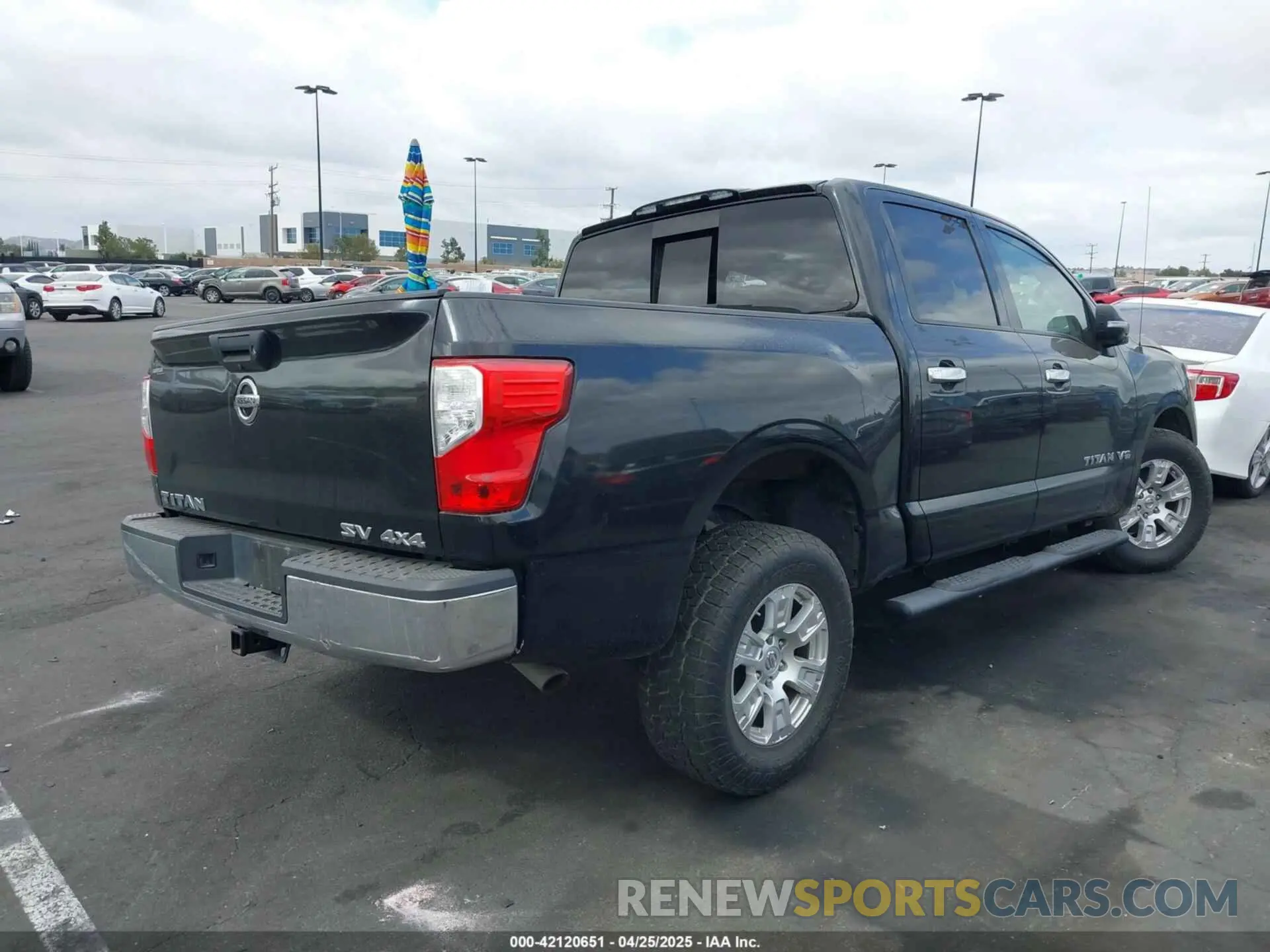 4 Фотография поврежденного автомобиля 1N6AA1EJ4KN518091 NISSAN TITAN 2019