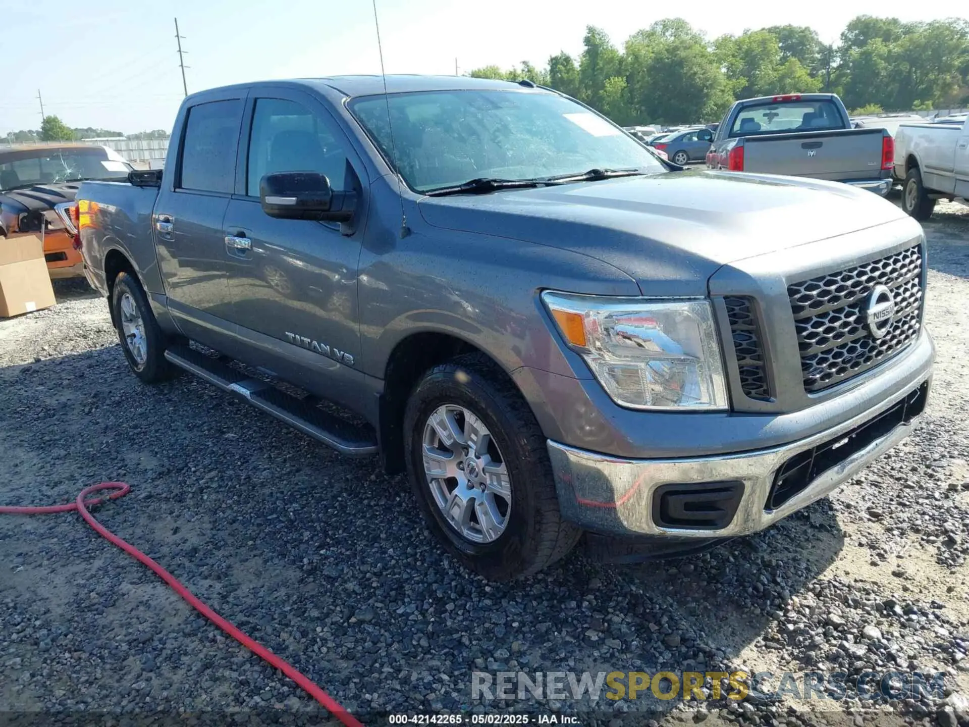 1 Photograph of a damaged car 1N6AA1EK9KN505961 NISSAN TITAN 2019