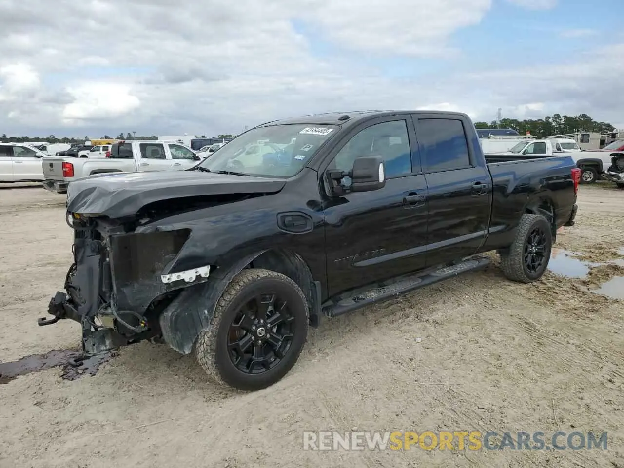 1 Фотография поврежденного автомобиля 1N6BA1F4XKN521381 NISSAN TITAN 2019