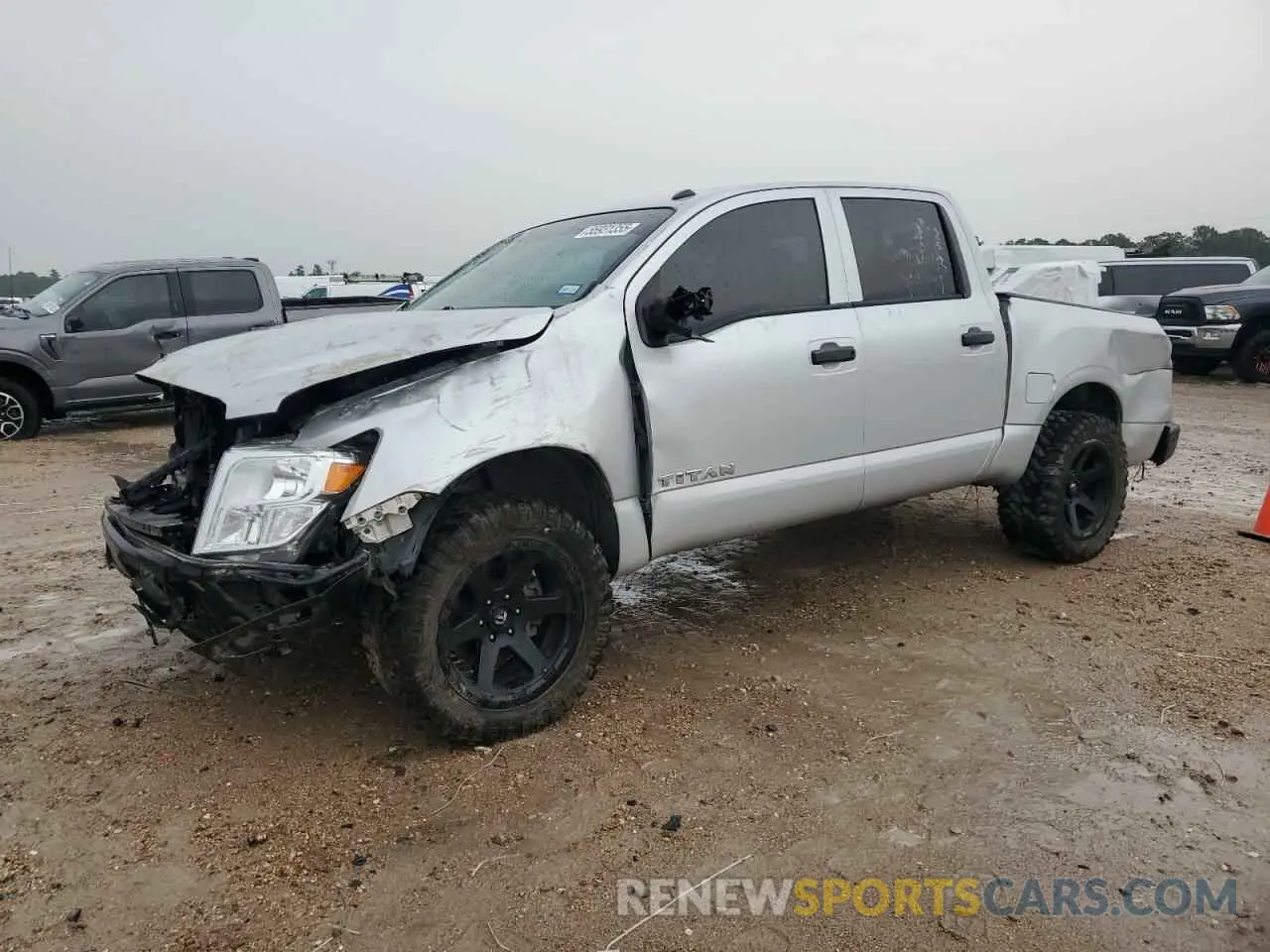 1 Photograph of a damaged car 1N6AA1ECXLN510029 NISSAN TITAN 2020