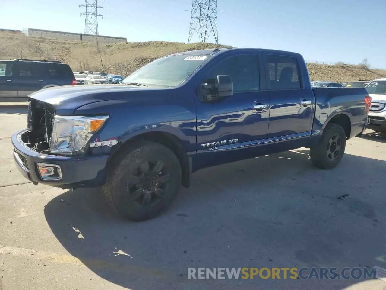 1 Photograph of a damaged car 1N6AA1EDXLN502795 NISSAN TITAN 2020