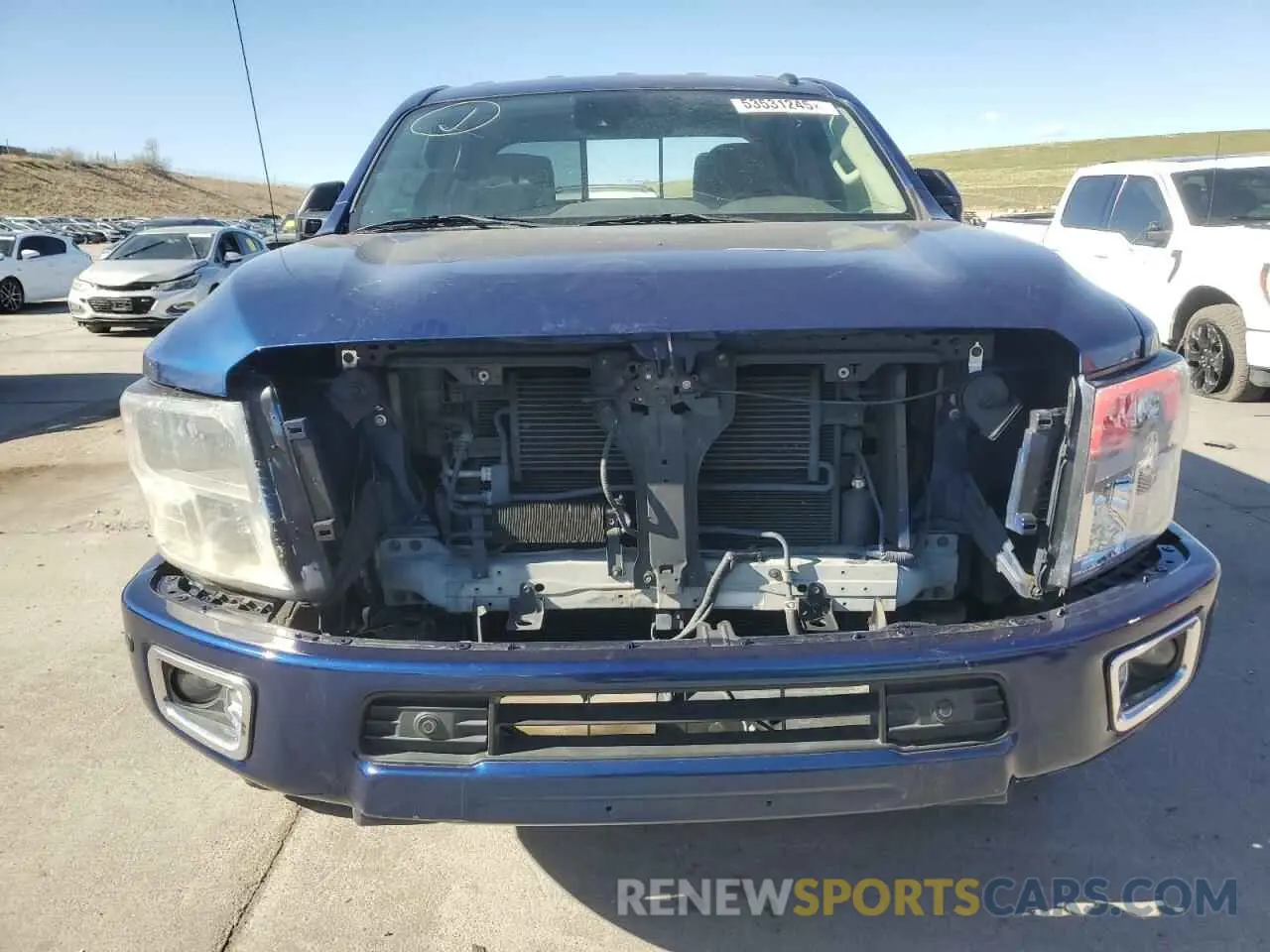 5 Photograph of a damaged car 1N6AA1EDXLN502795 NISSAN TITAN 2020