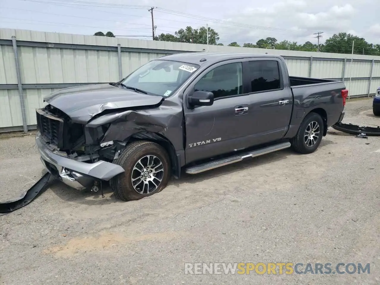 1 Photograph of a damaged car 1N6AA1EF1LN508633 NISSAN TITAN 2020
