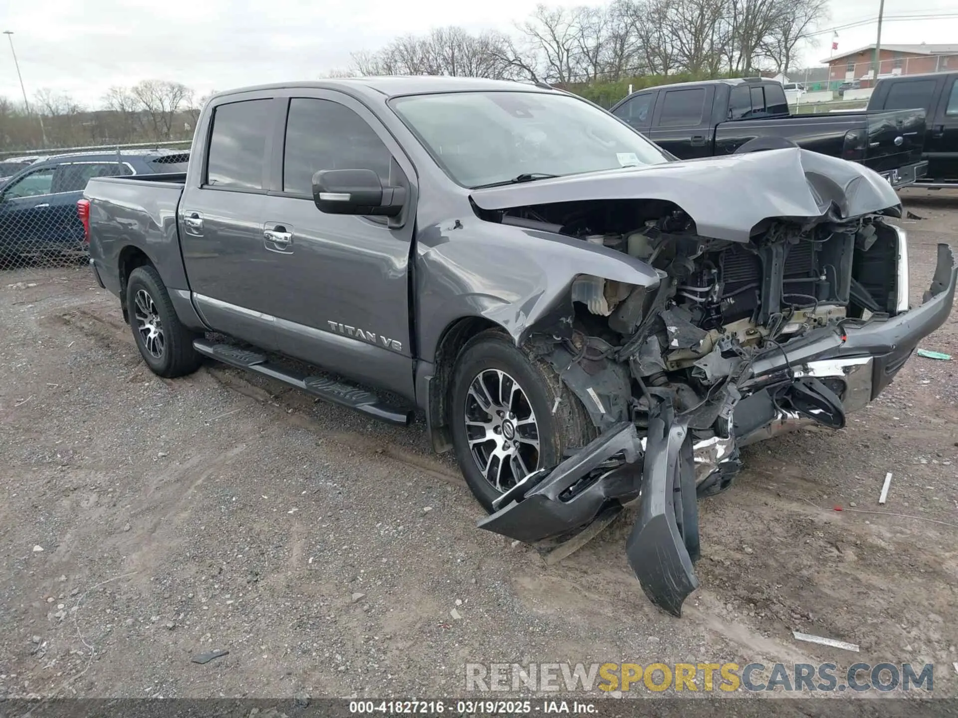 1 Photograph of a damaged car 1N6AA1EF8LN505938 NISSAN TITAN 2020