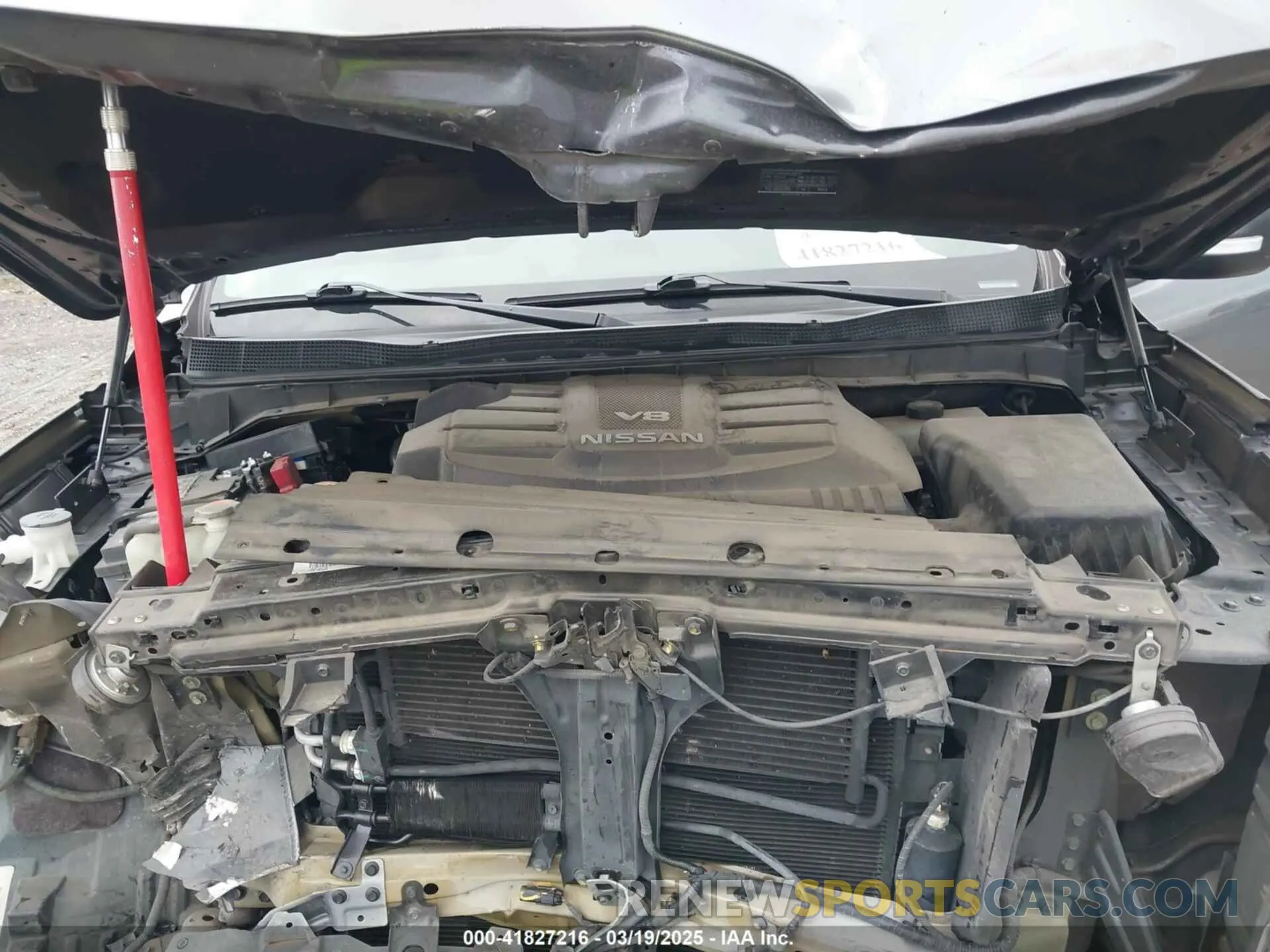 10 Photograph of a damaged car 1N6AA1EF8LN505938 NISSAN TITAN 2020