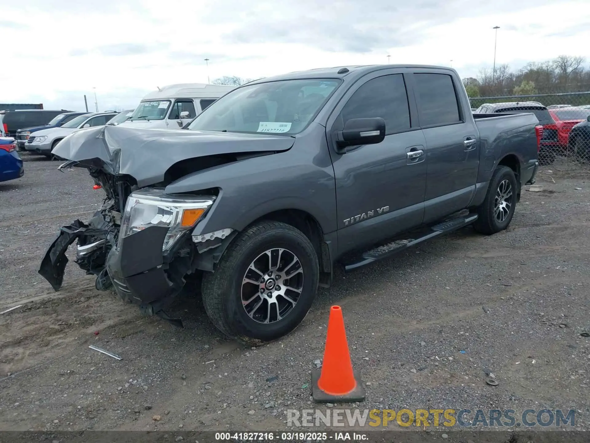 2 Photograph of a damaged car 1N6AA1EF8LN505938 NISSAN TITAN 2020