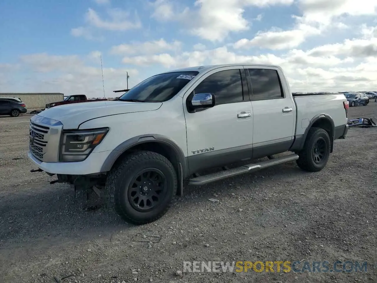 1 Photograph of a damaged car 1N6AA1ED0MN512074 NISSAN TITAN 2021