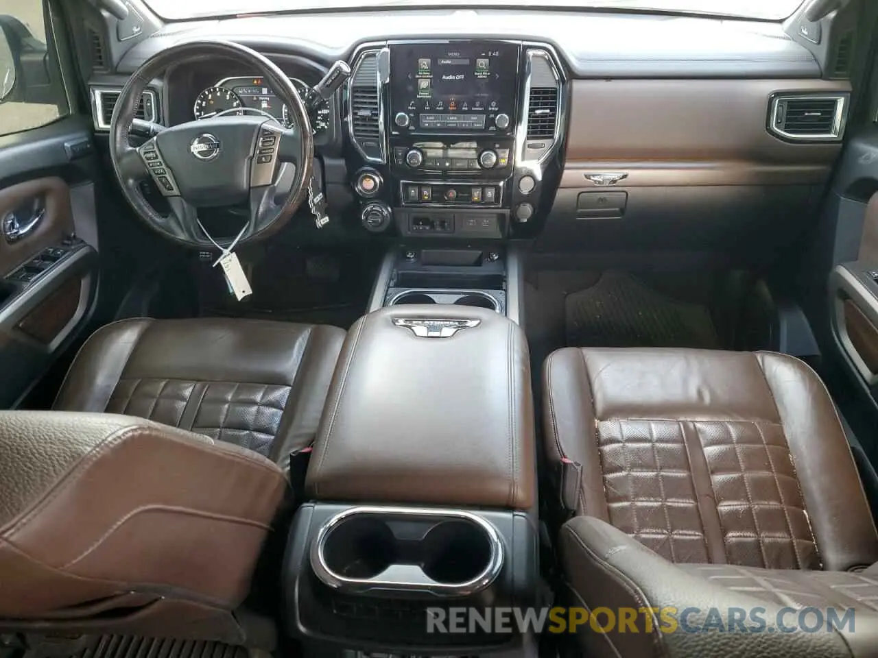 8 Photograph of a damaged car 1N6AA1ED0MN512074 NISSAN TITAN 2021