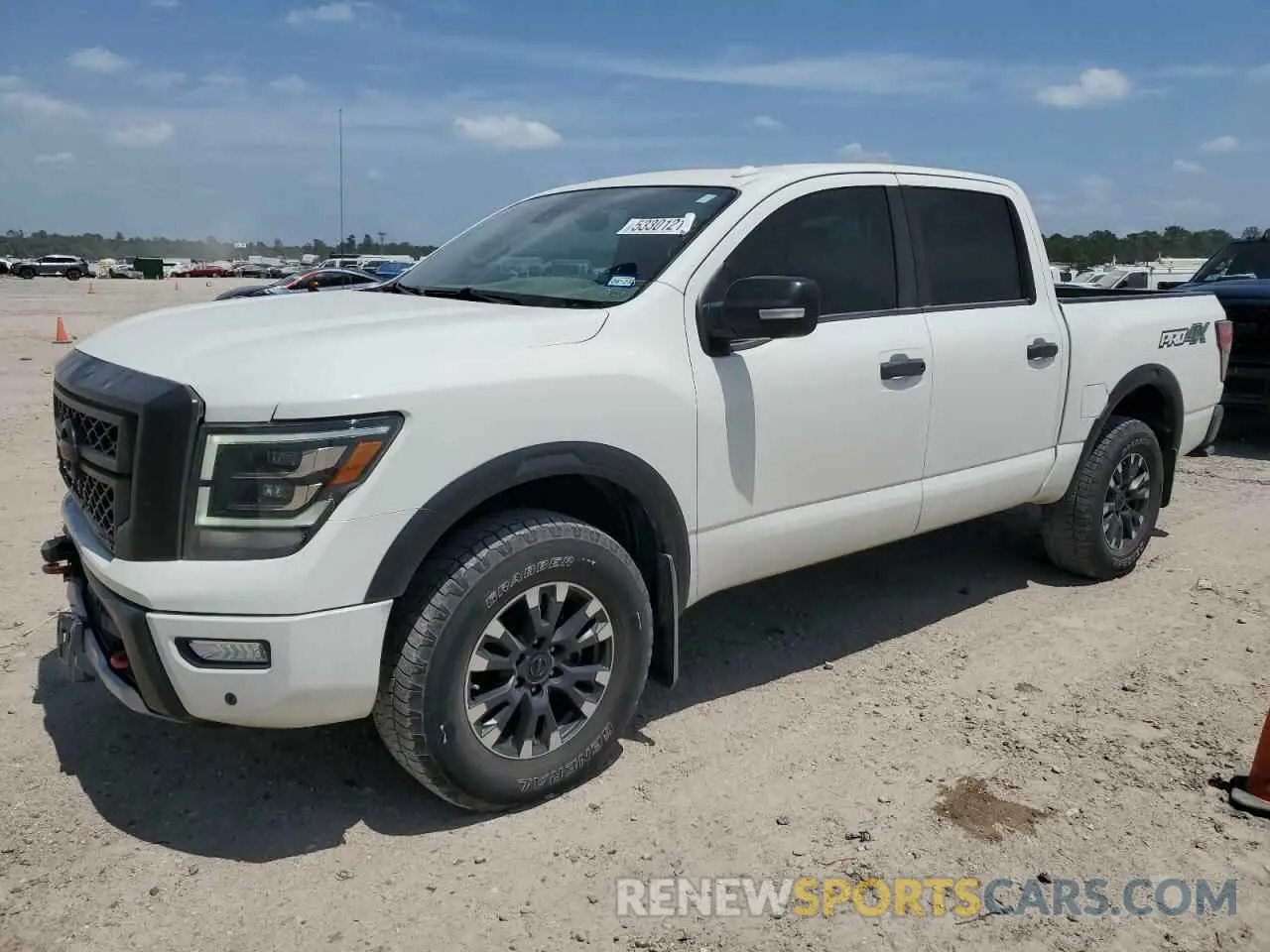 1 Photograph of a damaged car 1N6AA1ED0MN533801 NISSAN TITAN 2021
