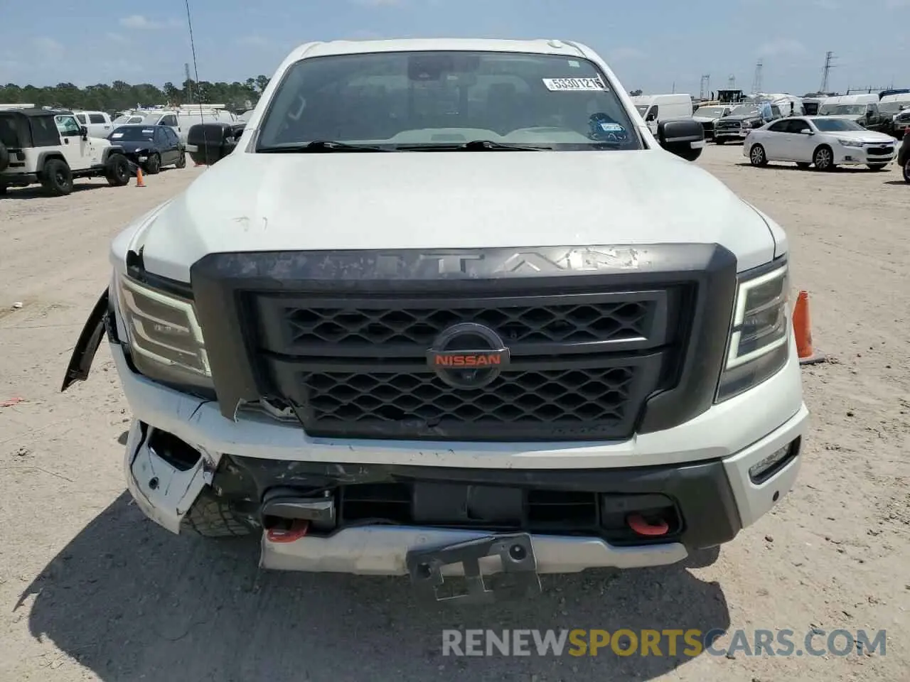 5 Photograph of a damaged car 1N6AA1ED0MN533801 NISSAN TITAN 2021