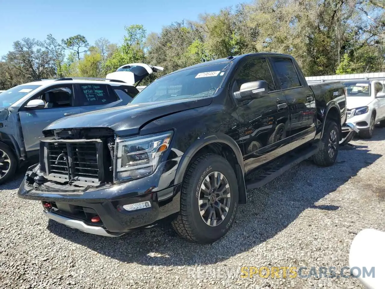 1 Photograph of a damaged car 1N6AA1ED3MN517804 NISSAN TITAN 2021