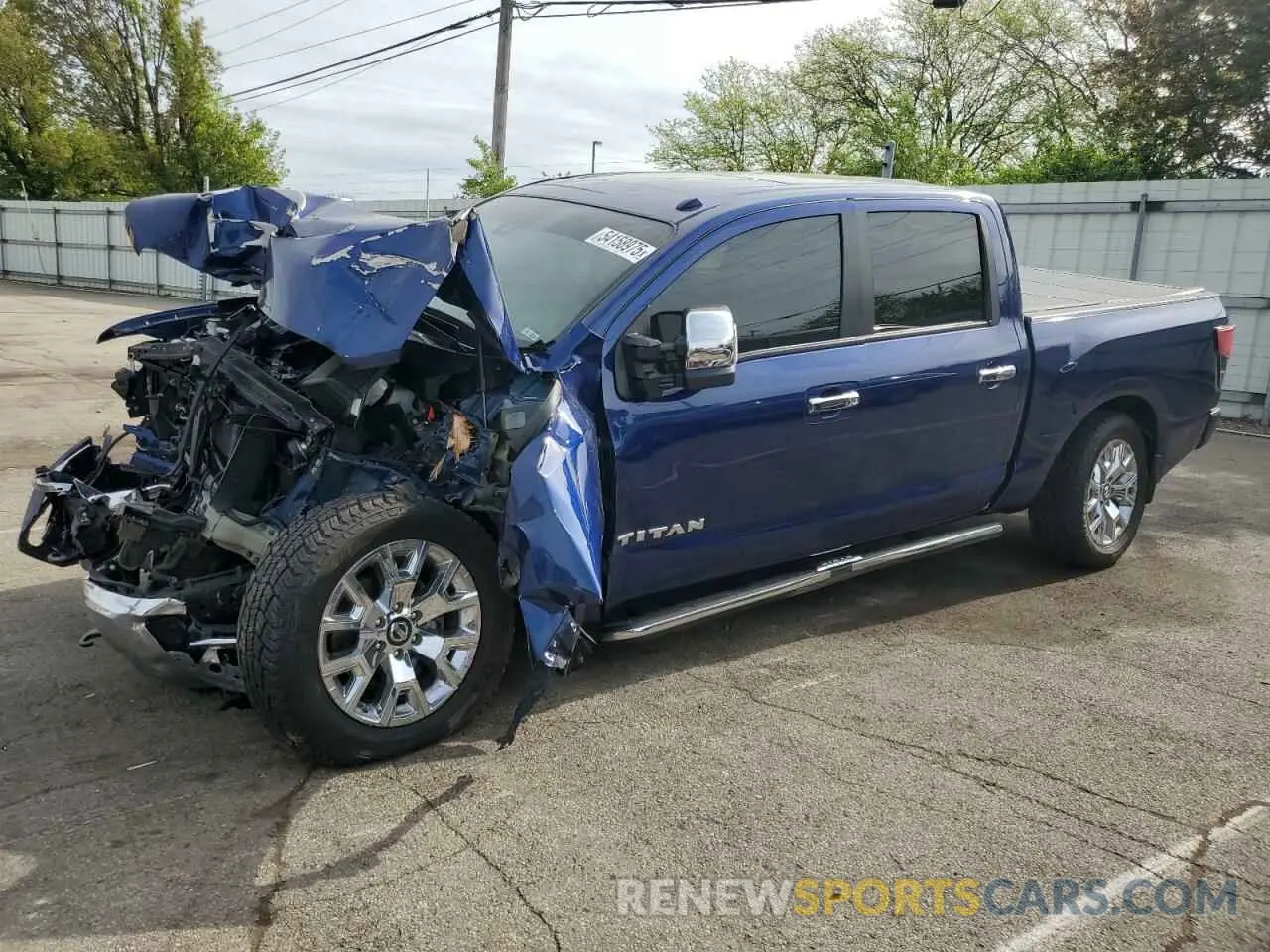 1 Photograph of a damaged car 1N6AA1ED5MN502284 NISSAN TITAN 2021
