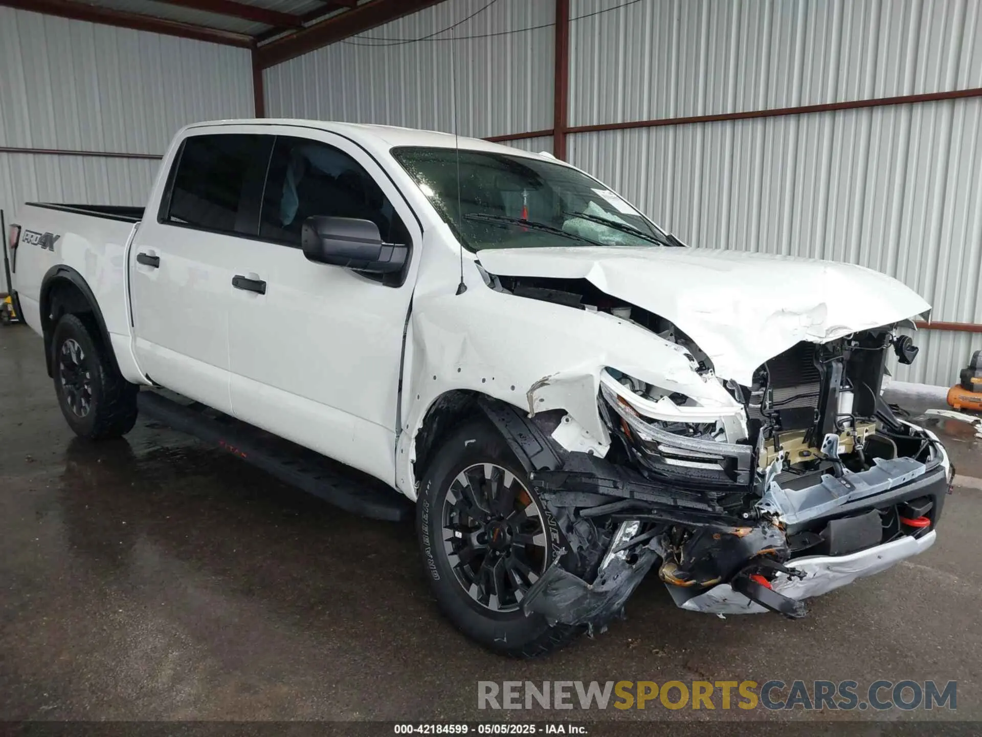 1 Photograph of a damaged car 1N6AA1ED7MN511004 NISSAN TITAN 2021