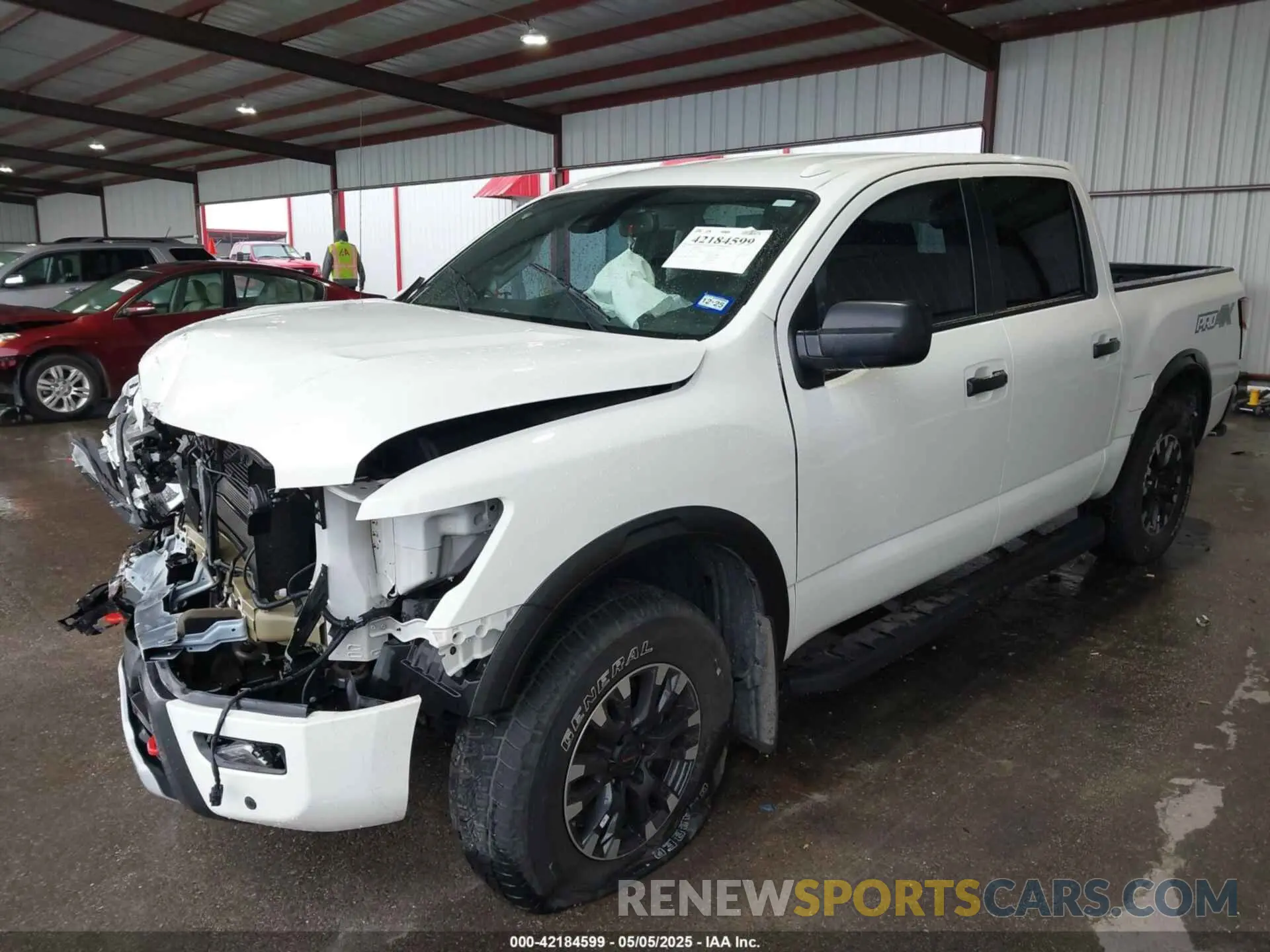 2 Photograph of a damaged car 1N6AA1ED7MN511004 NISSAN TITAN 2021