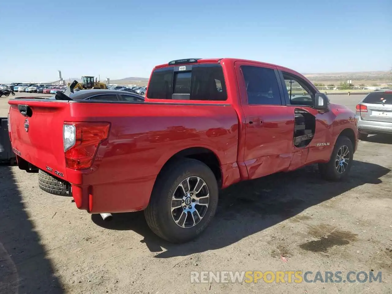 3 Photograph of a damaged car 1N6AA1ED8MN525283 NISSAN TITAN 2021