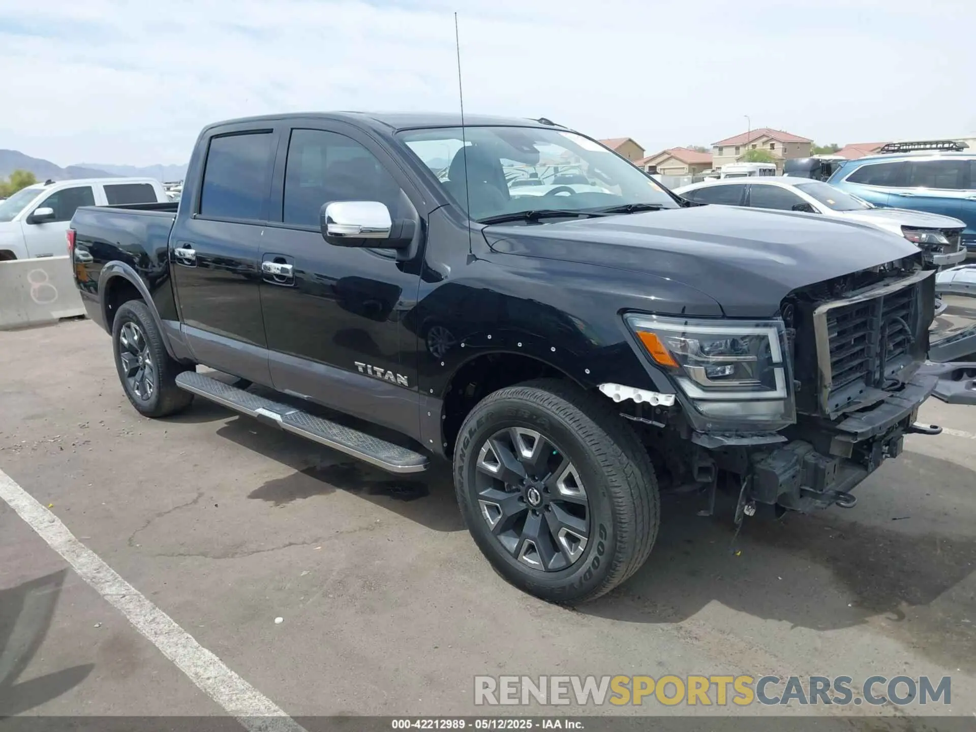 1 Photograph of a damaged car 1N6AA1ED8MN529124 NISSAN TITAN 2021