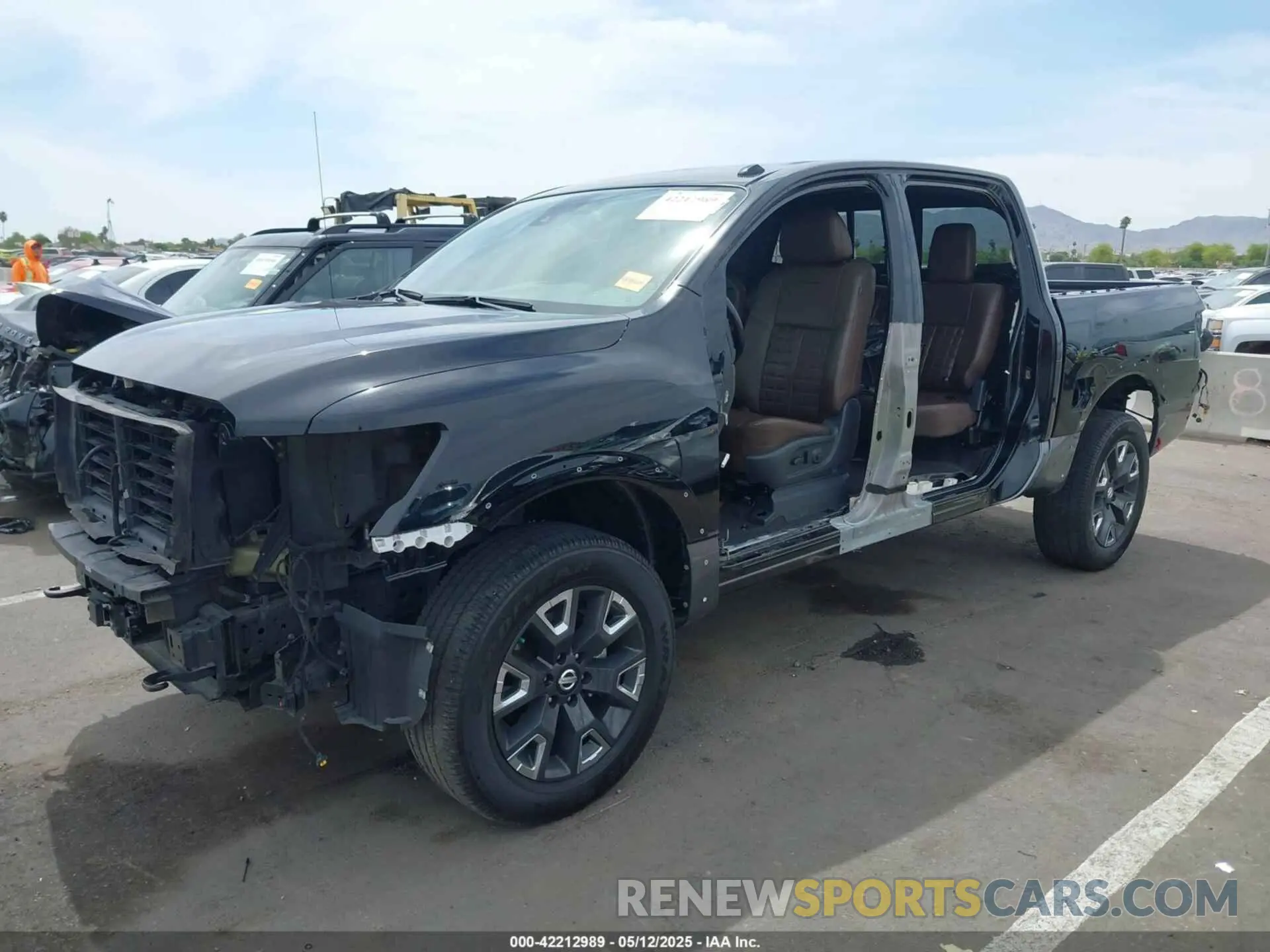 2 Photograph of a damaged car 1N6AA1ED8MN529124 NISSAN TITAN 2021