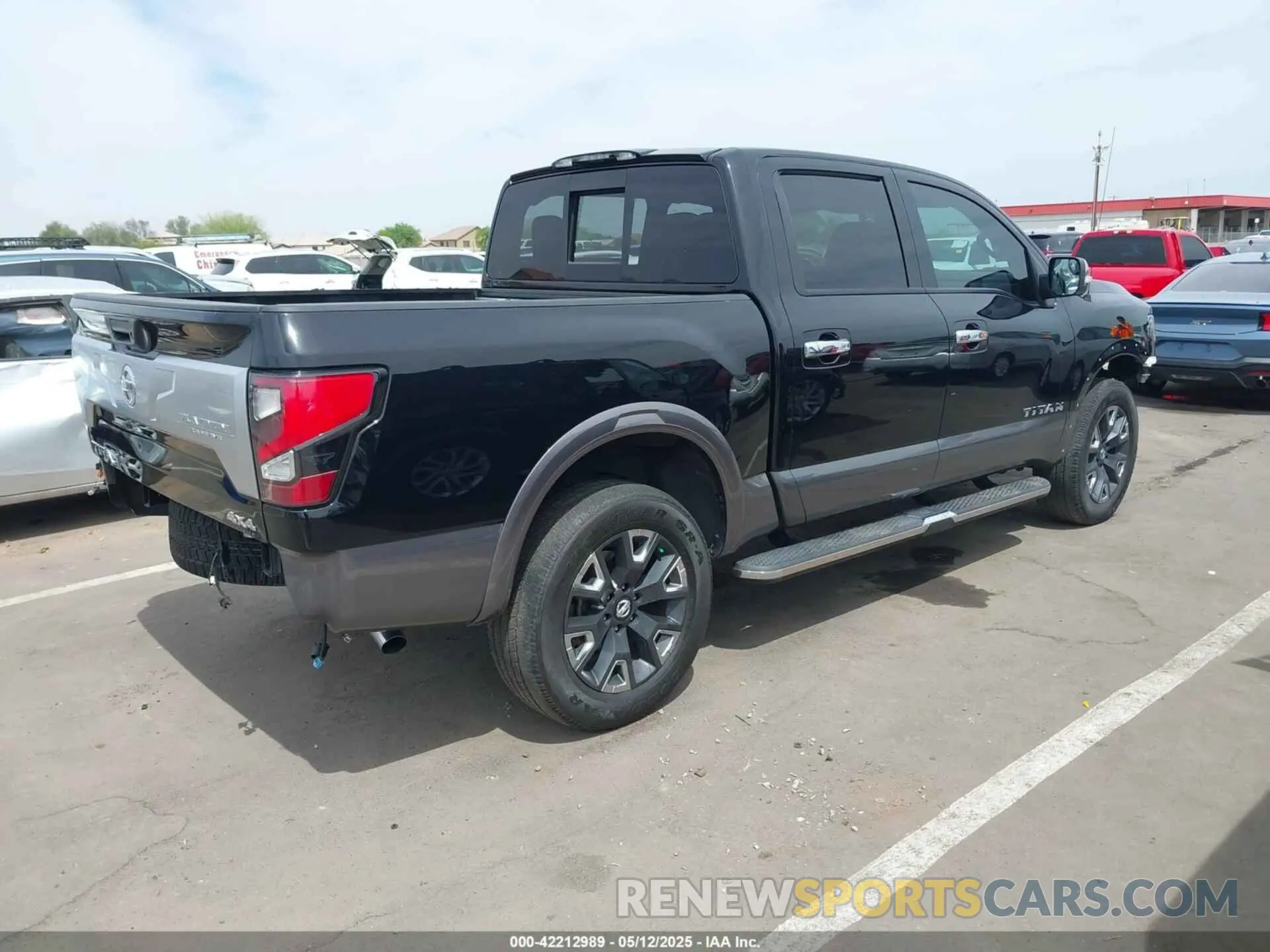 4 Photograph of a damaged car 1N6AA1ED8MN529124 NISSAN TITAN 2021
